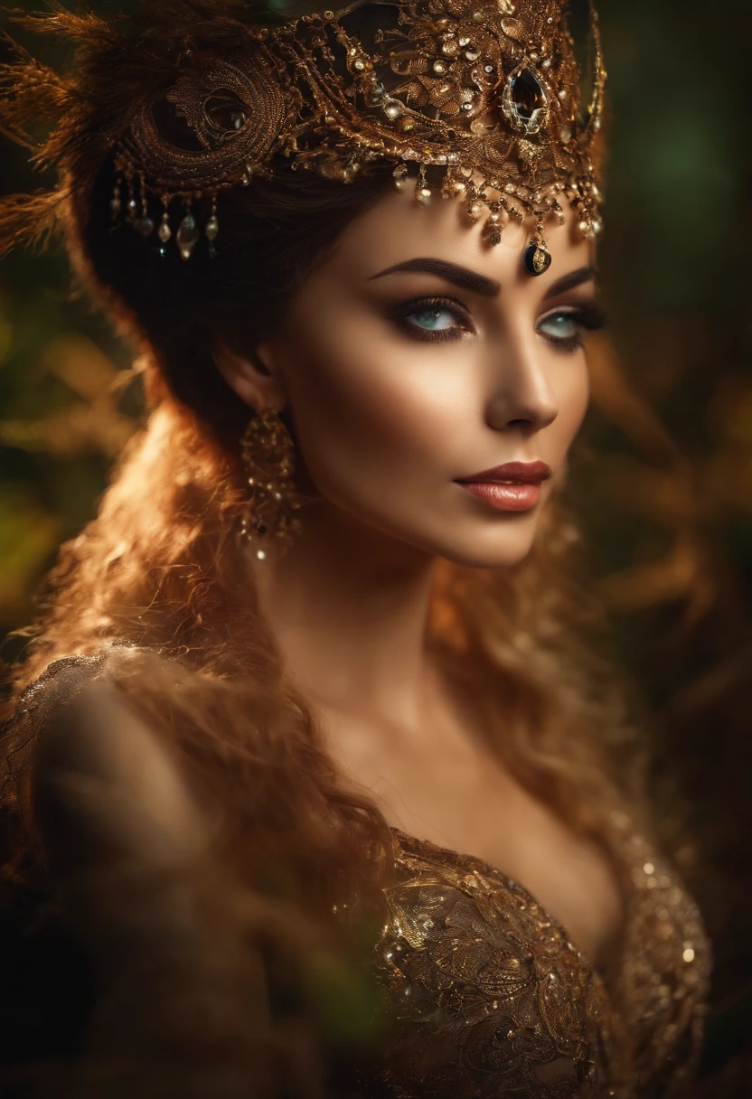 elfo, espada afiada, olhos claros brilhantes, corpo inteiro, floresta negra, lua, Biomechanicals, estranho, assustador, Pesadelo, cores muito brilhantes, light particles, com luz brilhante, Mshiff, Arte do papel de parede, Papel de parede UHD
