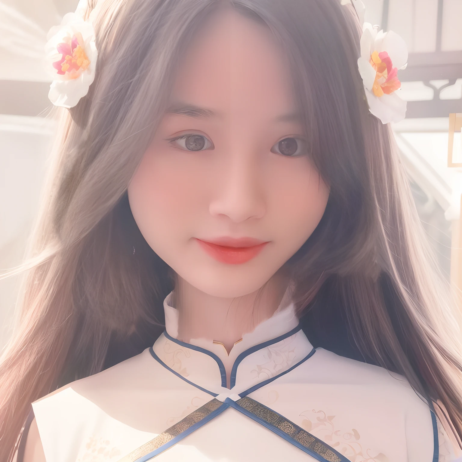 1girl in, Clown costume、halloween night、Cute smile、Moon Night、masutepiece, Best Quality, 4K, 8K, Realistic、photographrealistic、raw, Photo、Photography、