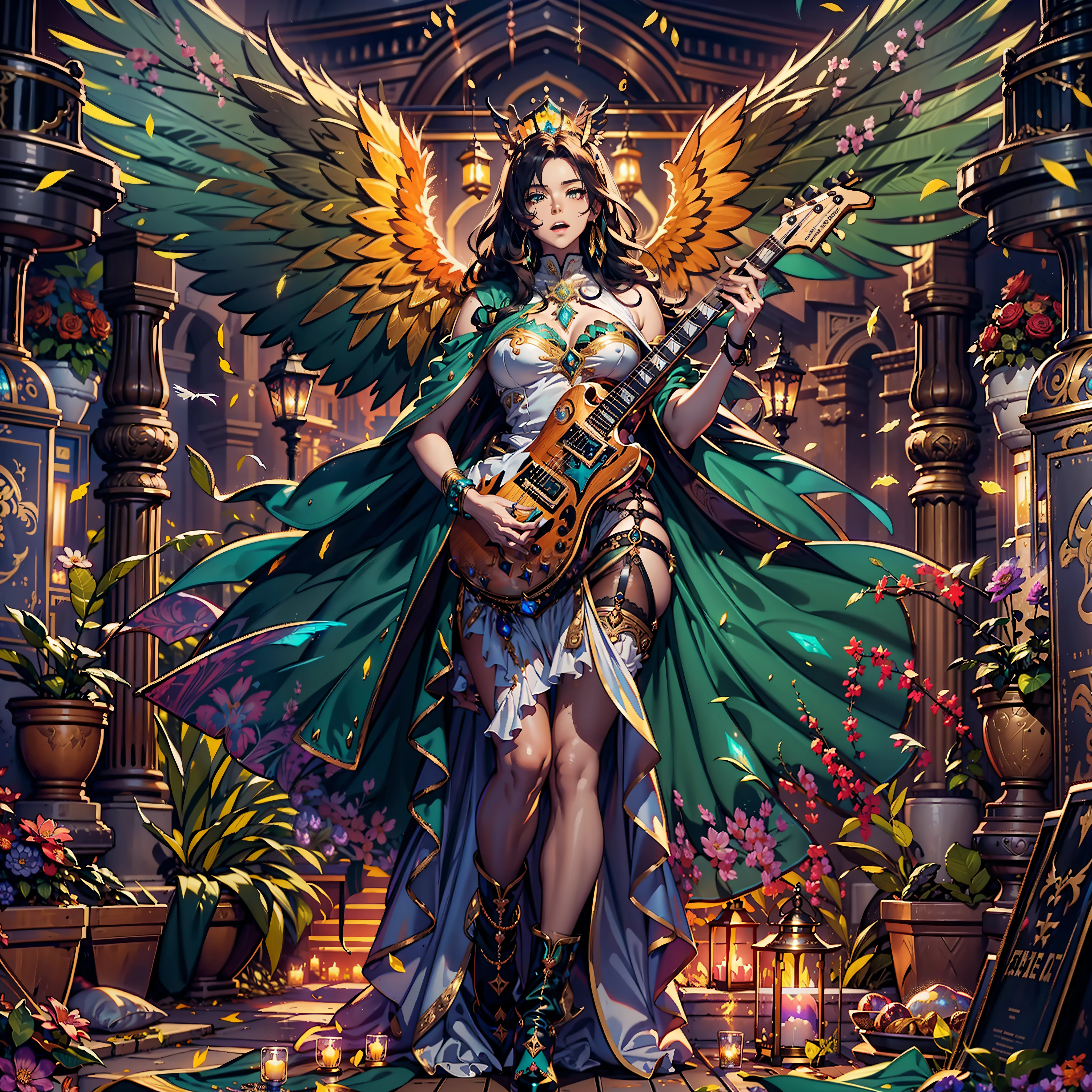 Masterpiece ultra deep path Goddess play guitar case Sun forest graduate equirectangular_360 garden Beholder urban "medieval" priestess Caduceus crux backlight global luminescence saturate Sunlight ecstatic volumetric lightning contrast meticulously intricate ultra pro-photo-realistic optimal reflection cgi vfx sfx ultra high_detail ultra high_quality max accurate reflex ultra highres vivid color-coded improved Octane-rendered UHD XT3 64K 32k 16K 8K DSLR HDR UnrealEngine5 romm rgb pbr 3dcg fxaa blu-ray enhanced fkaa txaa rtx ssao opengl-shader glsl-shader post-processing post-ptoduction cell-shading tone-mapping ombre analogique ultra_sharpness symmetrical angel surmounted wings surrounded intertwined feather éblouissantes Valkyrie-wings "Heavy Metal" Will-o'-the-wisp iota pixie sprite kindergarden female glamour handled guitar Chevaleresque "Nicki Minaj" Cosplay aristocratic athletic tanmed skin perfect hairstyle obvious agate divine cheekbones effects reddened embarrassed ultra gorgeous beautiful_eyes Brown Pupils Black Iris Turquoise Sapphires Open Mouth water drop of water tongue droplet Teeth Smiles pilot Jacket Floating fringe lazuli Pearl Eccentric Cape Levitating Shoulders-Off chemise blanche dentelle clavicules papillotes satin orange reveal big breasts large sideboob felt corsait yellow spinel thick leather skirt amples nombril size revealing heart belt_chastity cadena pubic scarlet pubis-hairy obvious silk indigo silver adorned gold padlock thighs legs garters gothic inox boots decorated onyx monastery opal marble ruby background Sundrop mannequins armor richly chain chrome flat bands fathoms tin lys rune ornate emerald plasma glyphs Tourmaline lava magic fire summon milkweed incandescent Crystalline creature viceroy (EOS R6 135mm 1/1250s f/2.8 ISO400) monarch conjuration flowering butterfly Hearth lantern CGSCOSITY invocation monster floraison population Ark Church Earth chef-d&#39 tattoo Bruce_Weber sex girls naked nsfw varied multi etc.