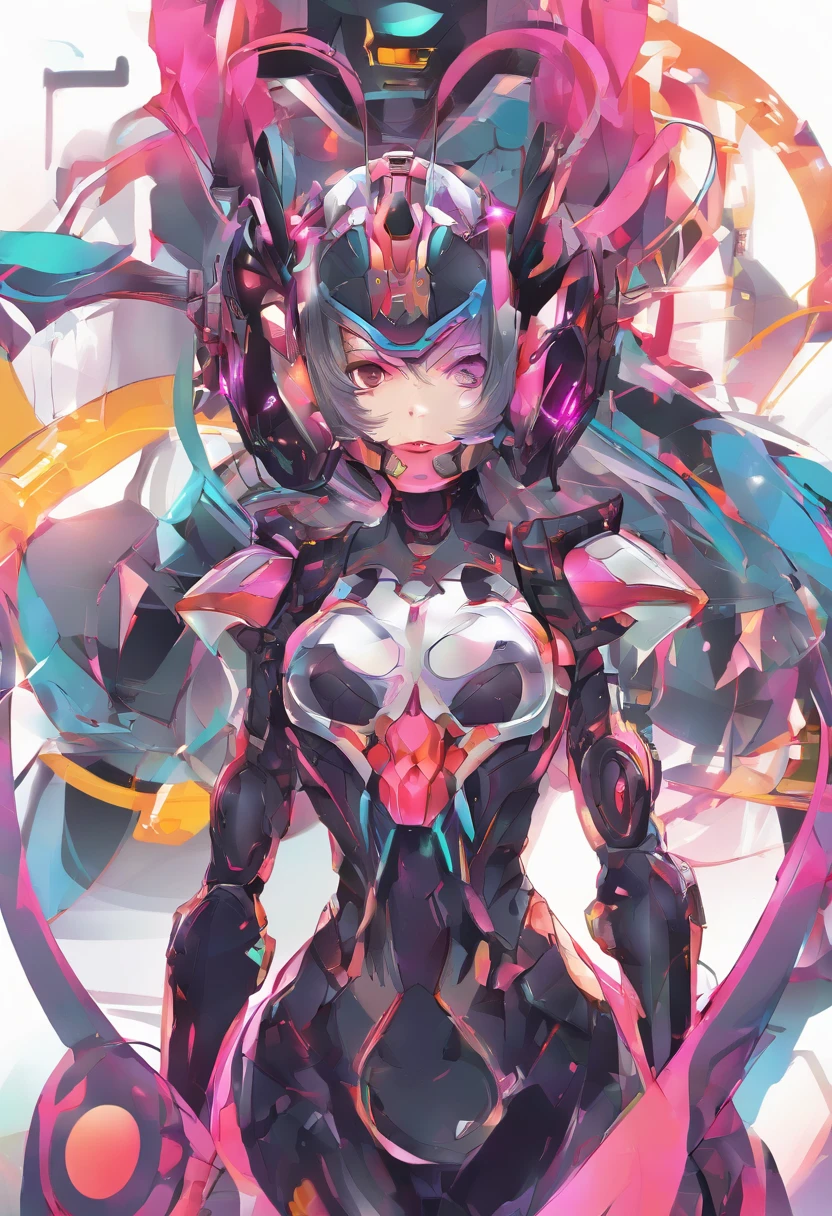 "Full body", full body. fullbody,  Score_9, score_8_up, score_7_up, score_6_up, source_anime, solo, 1girl,  BREAK, (machina), transformation, transforming into a robot, robot, glowing eyes, , sharm girl, BREAK, robot ears, mechanical horns, mechanical tail, cables connected to head, ribbon cables, iridescent skin, silver skin, shiny skin, gold choker, gold armlet, gold neck, built in high heels, gold thigh strap, machina, machina corruption, transformation,  chrome skin, metal skin, robot arms, robot legs, robot ears, mechanical horns, metallic skin, shiny skin, robotic, pink mouth, pink lips,  reprogramming, Pink eyes, black sclera, sparks, steam, steam breath  , giant breasts ,  iridescent hair, nanomachines, circuit pattern, nanomachine transformation, transforming into robot. Scene: a robot woman is exiting a mechanical pod filled with liquid mercury that transformed her into a robot, behind her trail cables still connected to her back. She is exuding steam and sparks.