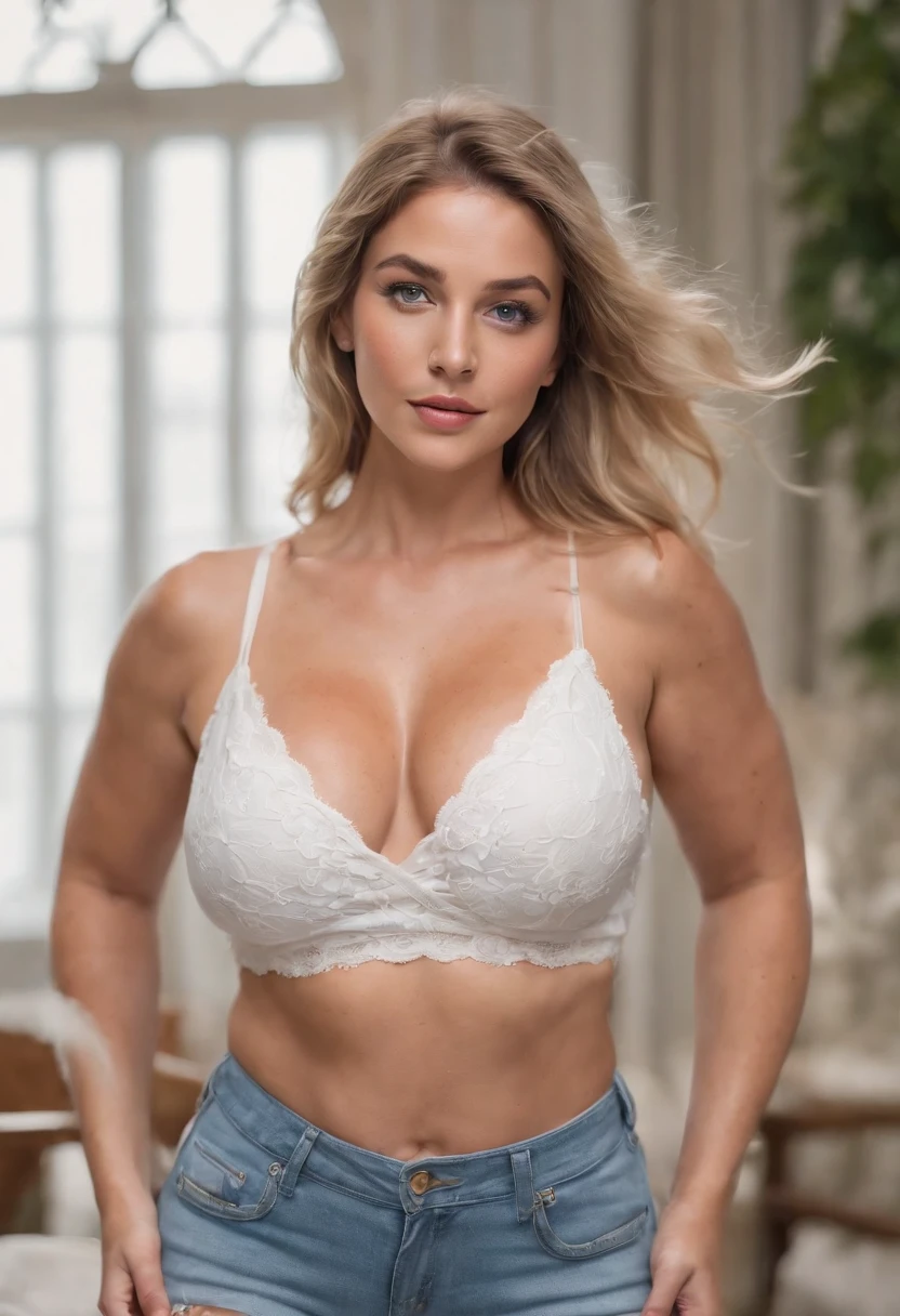 IMAGINE AN OLDER VERY TANNED VOLUPTUOUS PAWG WHITE MILF MOM. SALT AND PEPPER COLORED LONG FLOWING HAIR BRILLIANT BRIGHT TRANSLUCENT BLUE EYES SOME WRINKLES ABOUT 52 YEARS OLD VERY LARGE NATURAL BREATS IN A VERY SMALL FORM FITTING WHITE ALMOST SEE THROUGH TANK TOP WITHOUT BRA VERY SHORT DENIM DAISY DUKE STYLE CUTOFF SHORTS THAT ARE VERY TIGHT AND FORM FITTING AND LEAVE NOTHING TO THE IMAGINATION PROBABLY LOOKED VERY GOOD 20 YEARS AGO PAWG CURVY BODY STYLE SOME VISIBLE MOTIVATIONAL QUOTE AND FLOWER TATTOOS TANNED LIGHT FRECKLED SOFT CURVY BUT NOT OBESE. BIG GHETTO BOOTY POKING FROM SHORTS