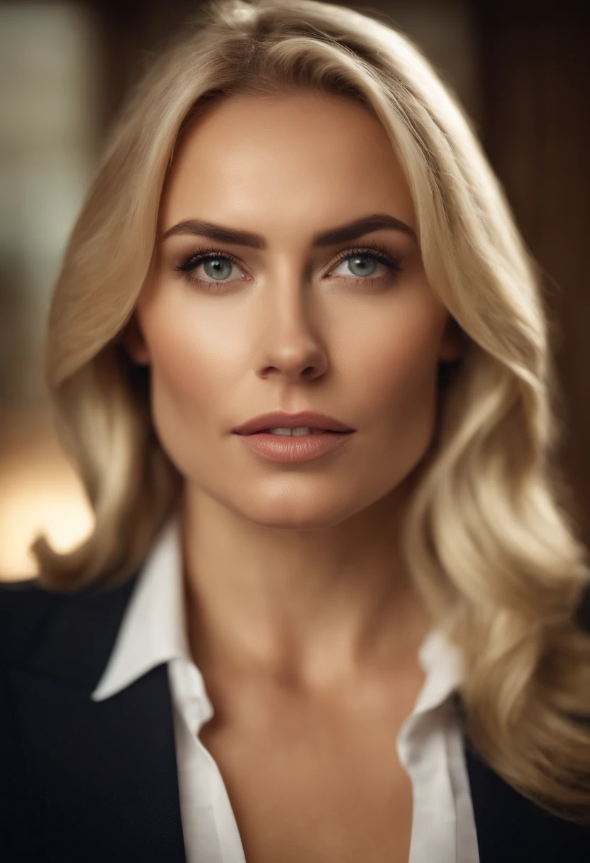 blonde woman sexy lawyer, smart blonde