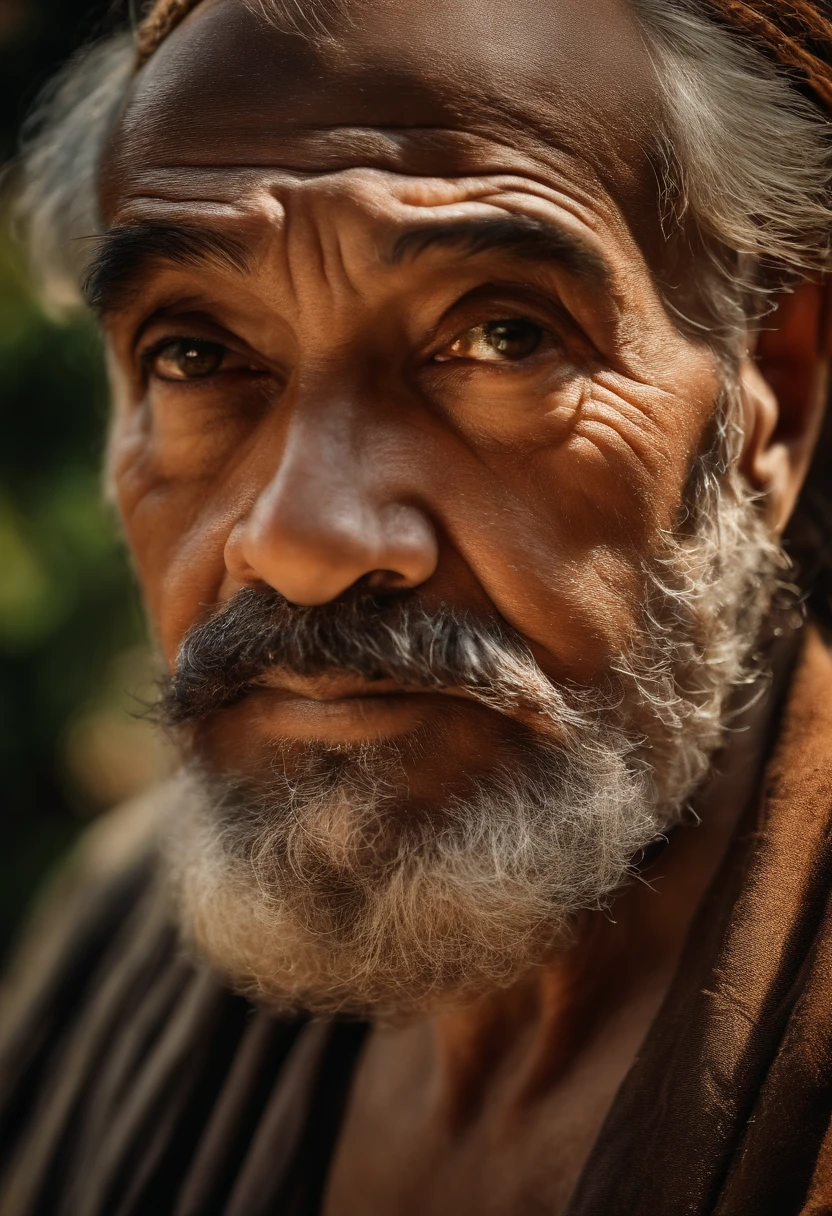 realistic portrait of an old sage from ((cabelos longos e grisalhos, barba longa e grisalha)). The environment is immersive with realistic details and the lighting is perfect to give drama and depth to the scene., Mechanical photo: Realistic epic, Soft cinematic portrait, Adobe Lightroom, photographic lab, altamente detalhado, desbotado, (cores neutras: 1.2) , (HDR: 1.4) , (cores suaves:1.2), alto detalhamento, ( art-station:1.4), cinemactic, dramatic light, (detalhes intrincados:1.1), A ntecedentes complexos, (Rutkowski:0.66), (azul e laranja:0.4)