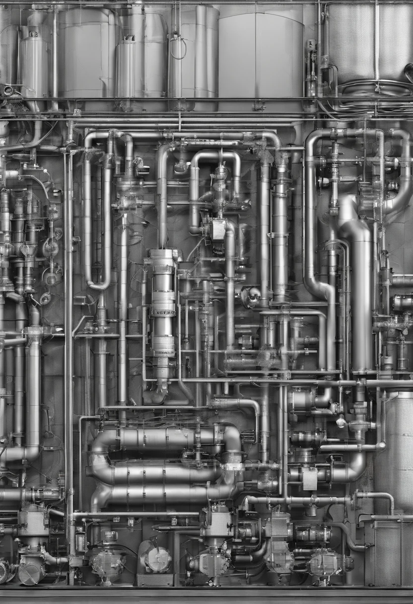 Desenho autocad de mangueiras de compressor, technical