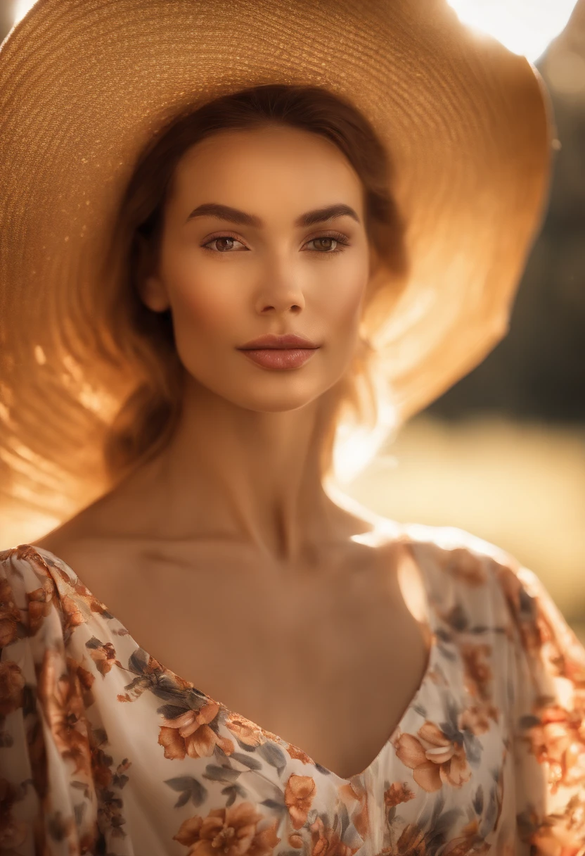 (extreme close up:1.5), (face focus:2),(Style of ???? ???:1.5),
((side face:2)),(1girl surrounded by soft_light:1.5), (backlighting:1.8), (lighting),(flowing fabric:1.3), ((Floral_summer_dress:1.5),(Straw_hat:1.3)),
(masterpiece), realistic, HDR, highly detailed, 8k, raw photo,
ambient occlusion, natural, harmonious composition, warm tones, fine art photography,