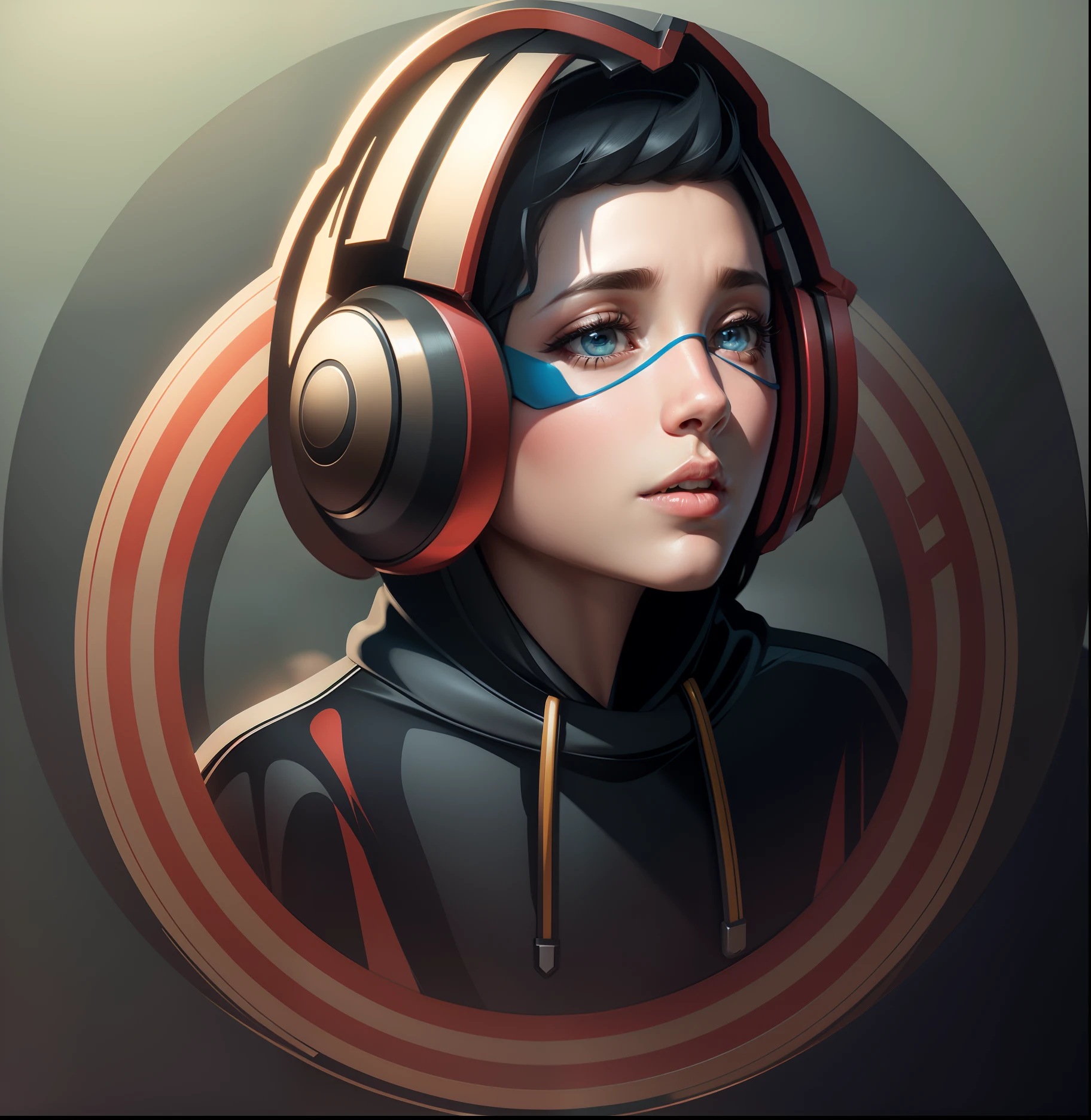 Make realistic logo change background and name Never Gaming, 8k ultra realistic