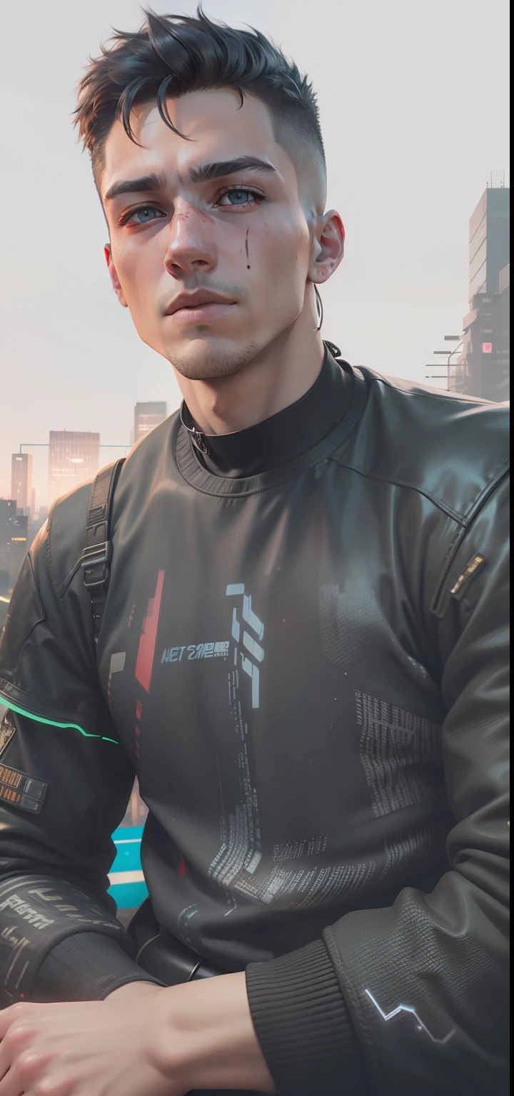 Cyberpunk 8k ultra realistic handsomeboy change background
