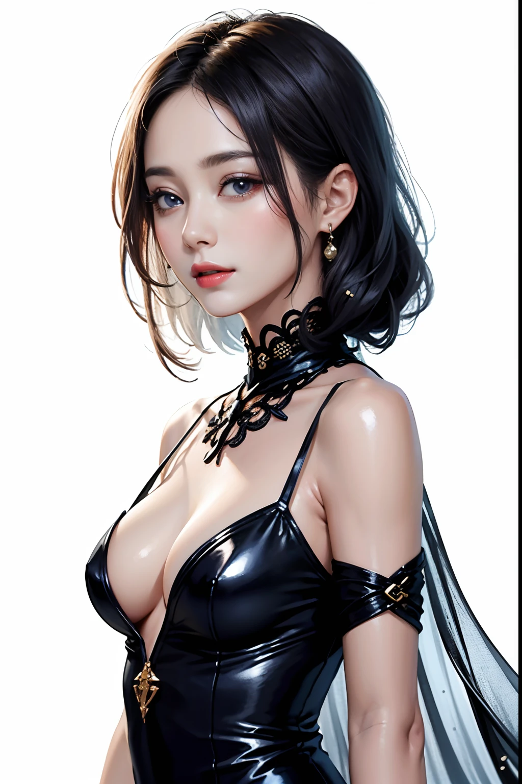 stechu,(white background:1.4), ((tachi-e)), original,(illustration:1.1),(best quality),(masterpiece:1.1),(extremely detailed CG unity 8k wallpaper:1.1), (colorful:0.9),(panorama shot:1.4),(solo:1.2), (ink splashing),(color splashing),((watercolor)), clear sharp focus,{ 1girl standing },((korean style )),flower background,outdoors,rocks, looking at viewer, make happy expressions,soft smile,pure,beautyfull detailed face and eyes,beautyfull intricacy clothing decorative pattern details, black hair,black eyes,colorwater