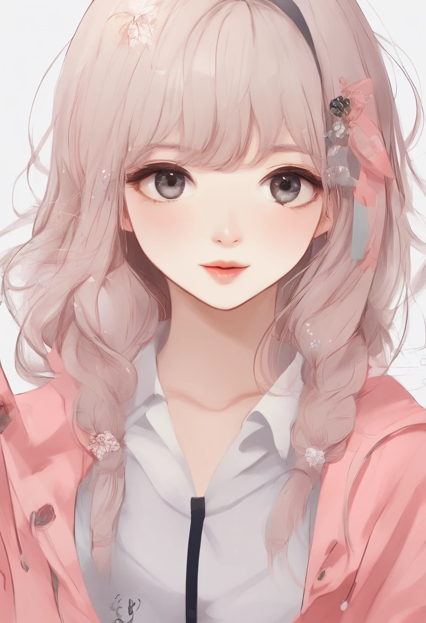 Hairstyles: cut, Super pretty 20 year old Korean girl,happy face, Cartoon style illustration, Cartoon Art Style, Cartoon Art Style, Digital illustration style, Highly detailed character design, cute detailed digital art, beautiful digital illustration, high quality portrait, Comic art, Asia, Character Design Portrait,