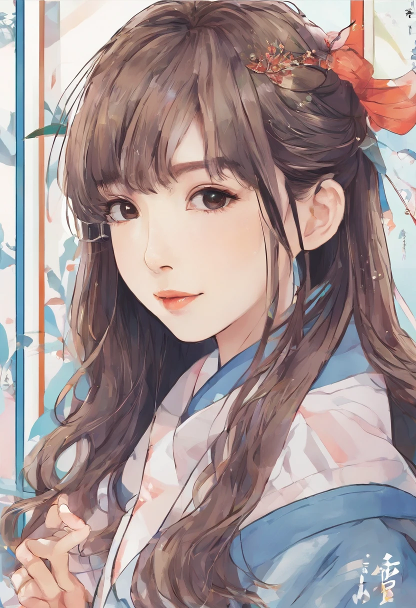 Hairstyles:  cut, Super pretty 20 year old Korean girl,happy face, Cartoon style illustration, Cartoon Art Style, Cartoon Art Style, Digital illustration style, Highly detailed character design, cute detailed digital art, beautiful digital illustration, high quality portrait, Comic art, Asia, Character Design Portrait, Rough line sketch style,