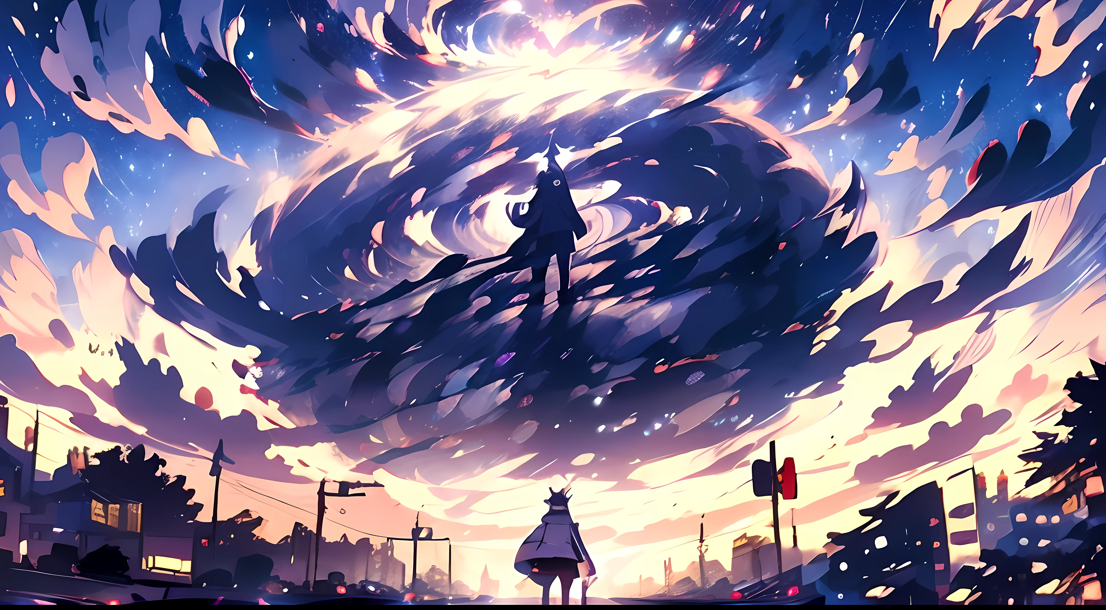 best quality,ultra-detailed,realistic,high res,night time,lonely joker on the road,sad expression,teary eyes,distant streetlights,empty silence,moonlit darkness,soft shadows,muted colors,soft moonlight,reflective pavement,starry sky