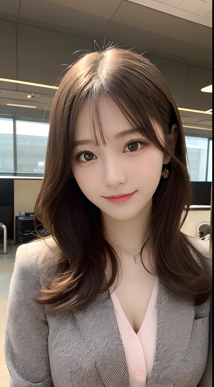 Tabletop, highest quality, shape, Very detailed, finely, High resolution, 8k wallpaper, 完璧なダイナミックな構shape, Beautiful and exquisite,ランダムなcute髪,,Natural color lip, Bold sexy pose,smile、20-year-old girl、cute、Looking into the camera,Always blur the background,Perfect and beautiful face,Slim face and figure,Big eyes、Putting on gal makeup,Small face,Shooting from below、smile,Blurred Background,Elegant feminine face、Cyberpunk Fashion、smile、Pose to please a man