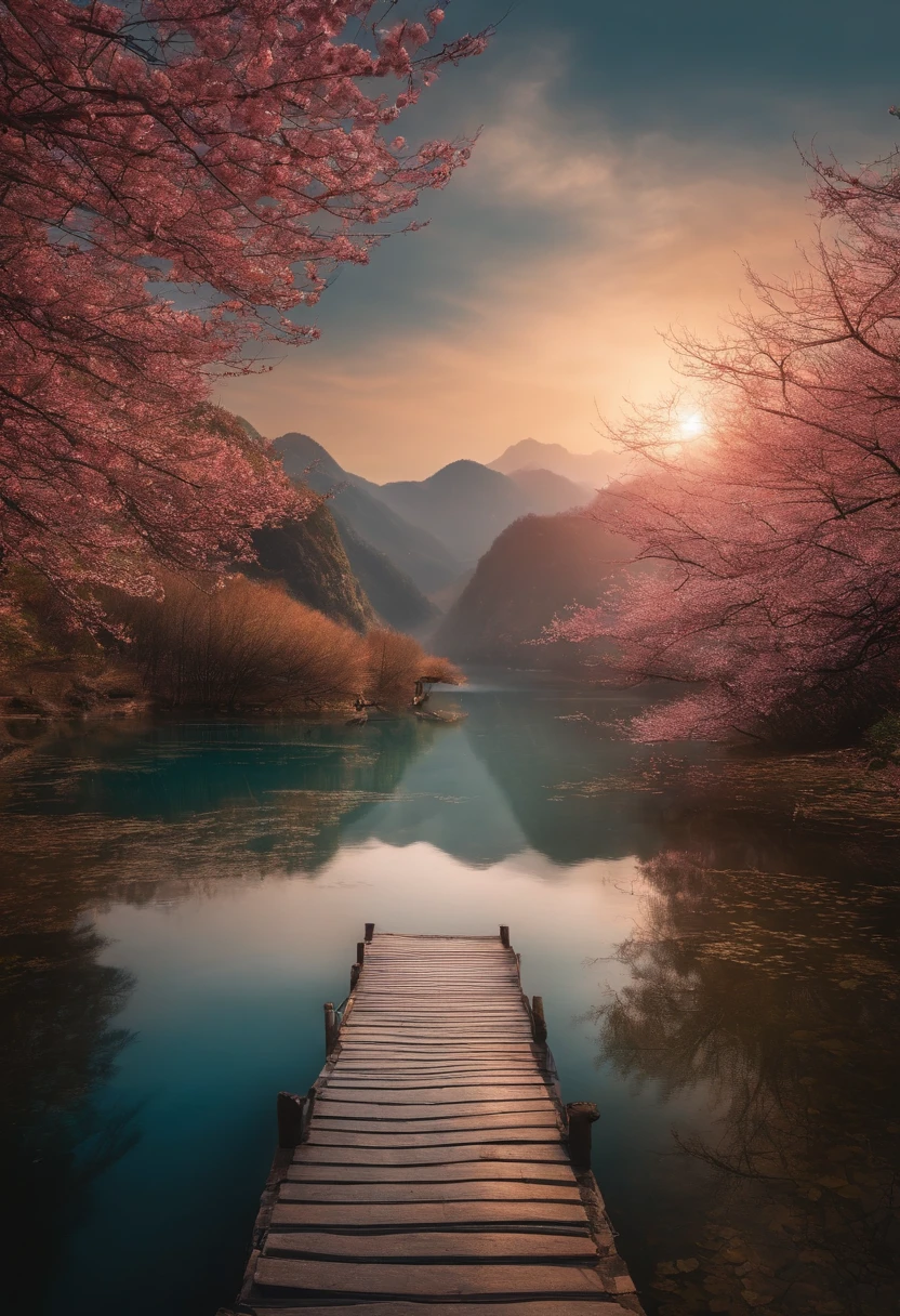 The water at Peach Blossom Lake is thousands of feet deep,Sending me love is not as good as Wang Lun