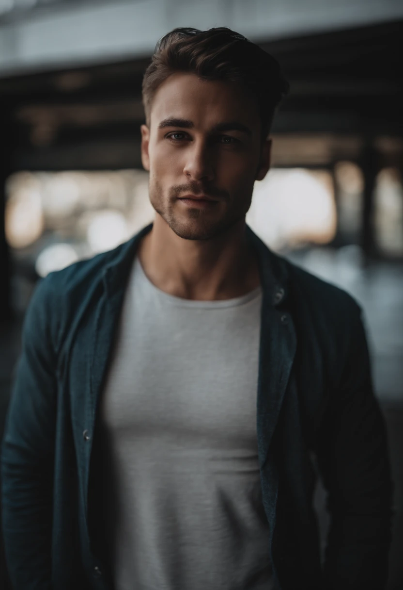 Portrait of young man , no beard