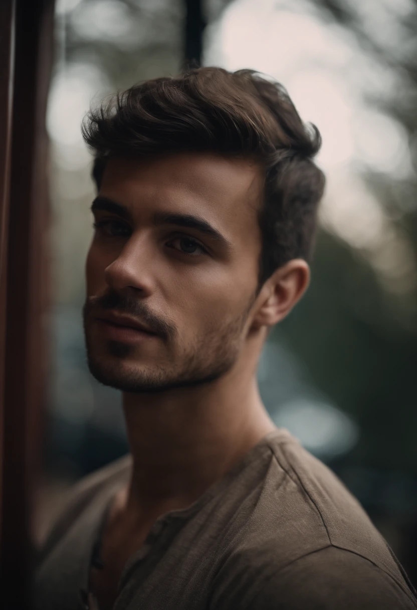 Portrait of young man , no beard