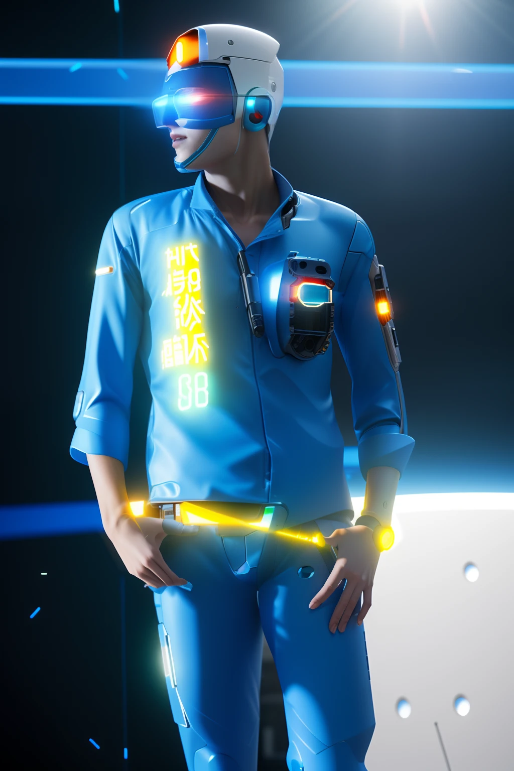 Robotics.cyborg.8k ultra realistic.sunlight.