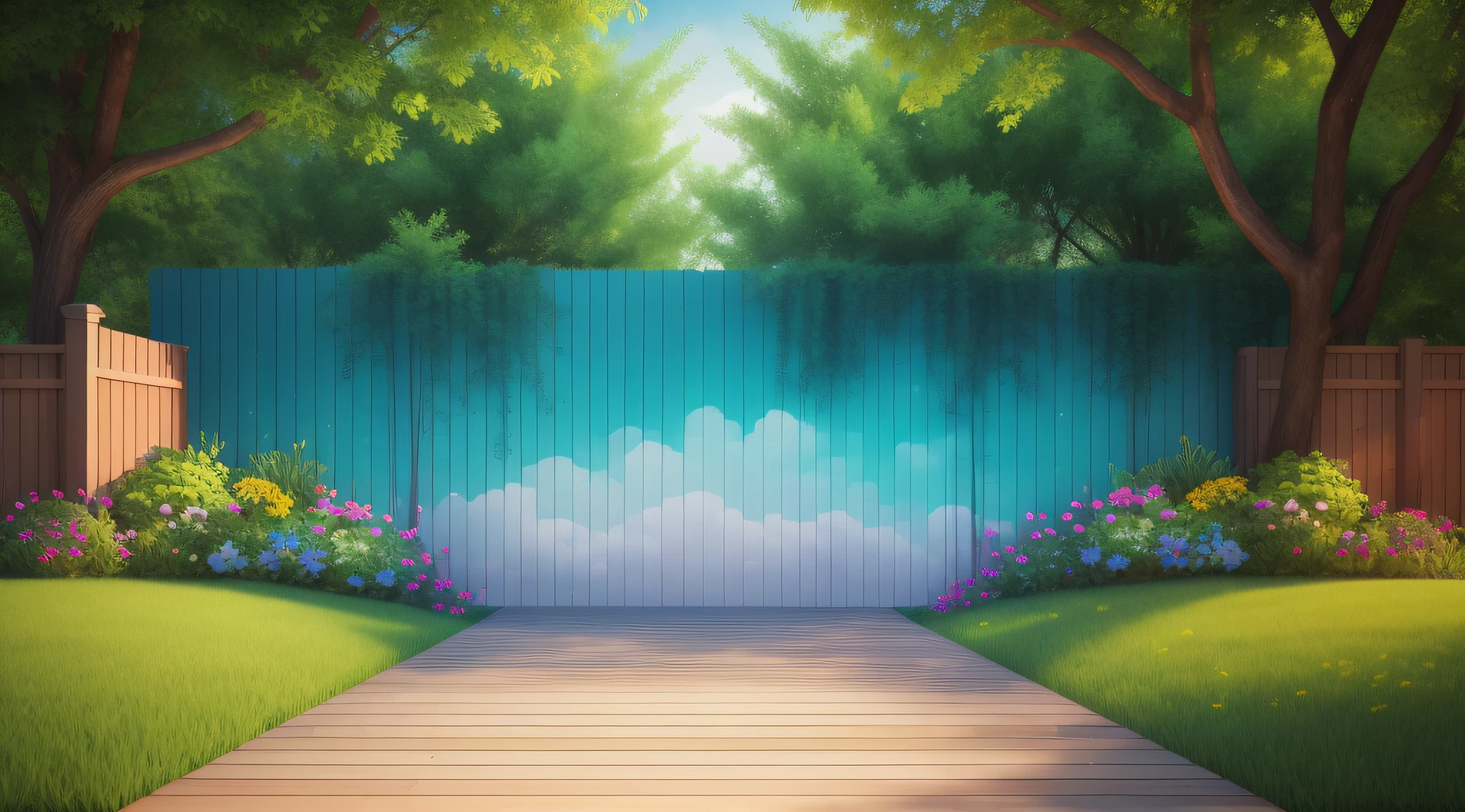 Creative outdoor background