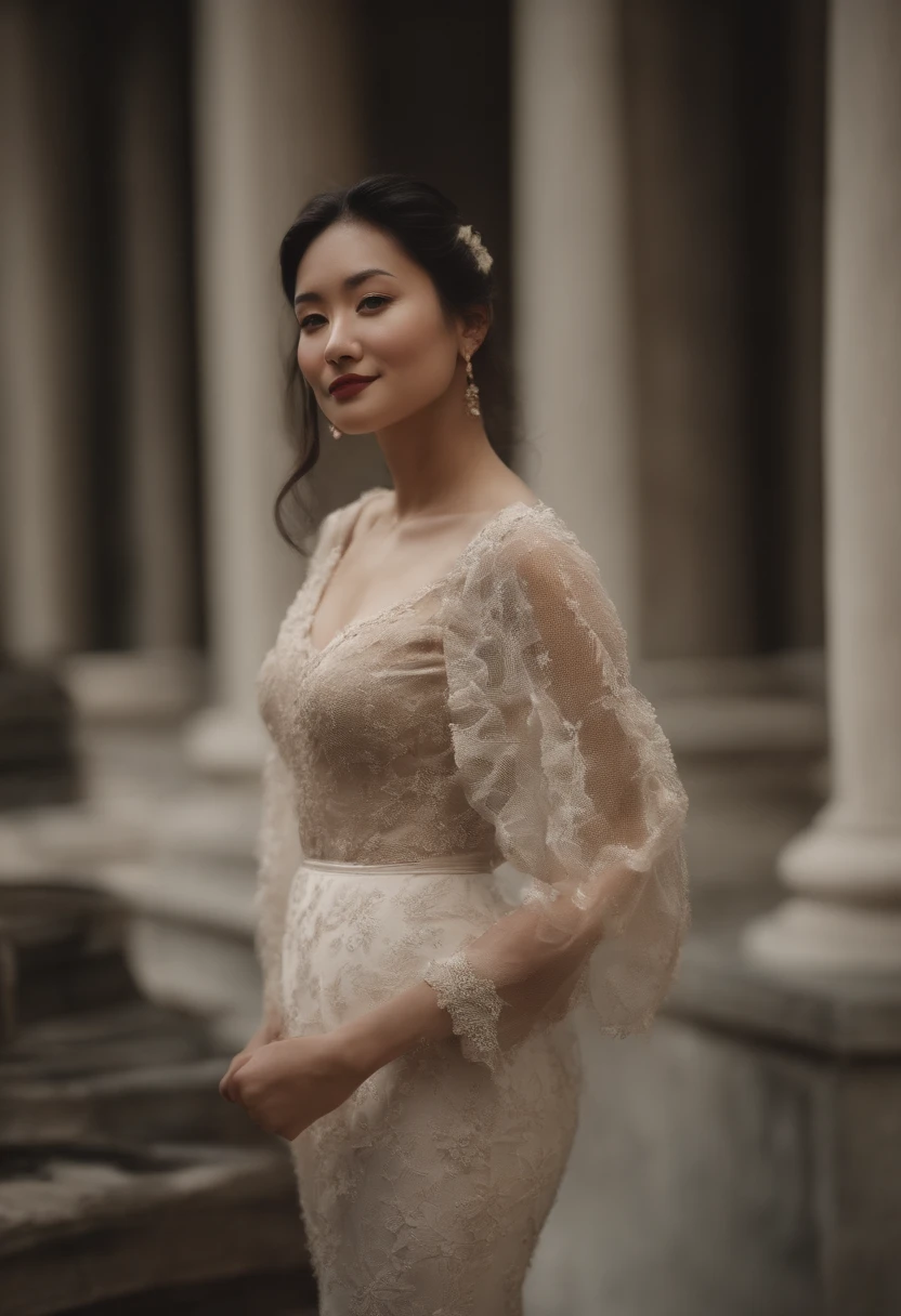 Realistic full body Me gusta an Asian woman , beautifully, runny, runny, , schmale Taille, (nackte Titten), weiblich, weiblich 20 Jahre, 8K, Nacht,With Tits