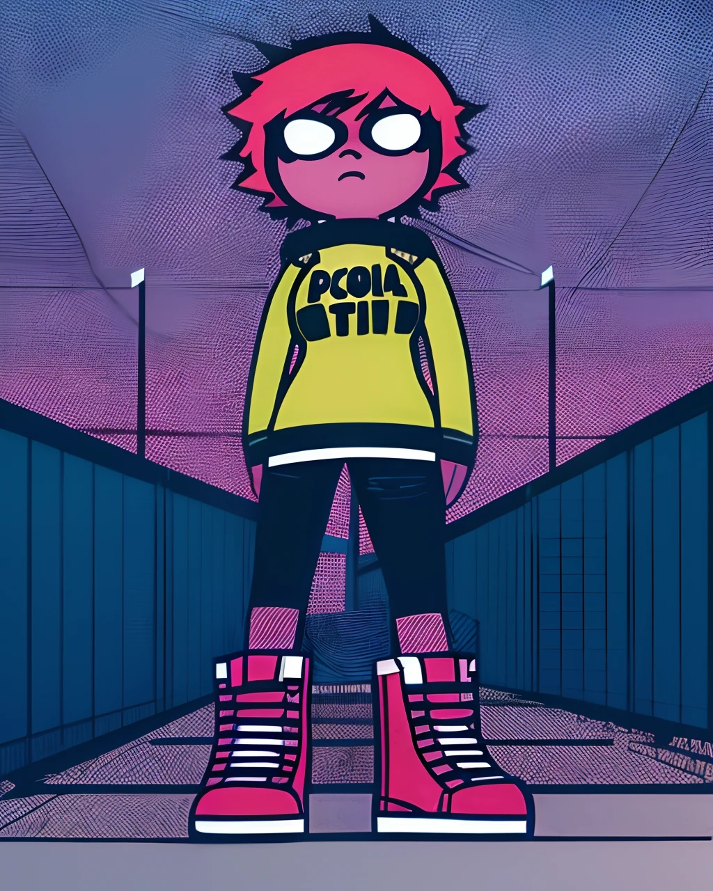 Scottpilgrimvstheworld, 1child, Ciudad de Toronto, tormenta, Scottpilgrim, camisa, Chaqueta abierta, cuerpo completo, calidad 4k, wallpaper size