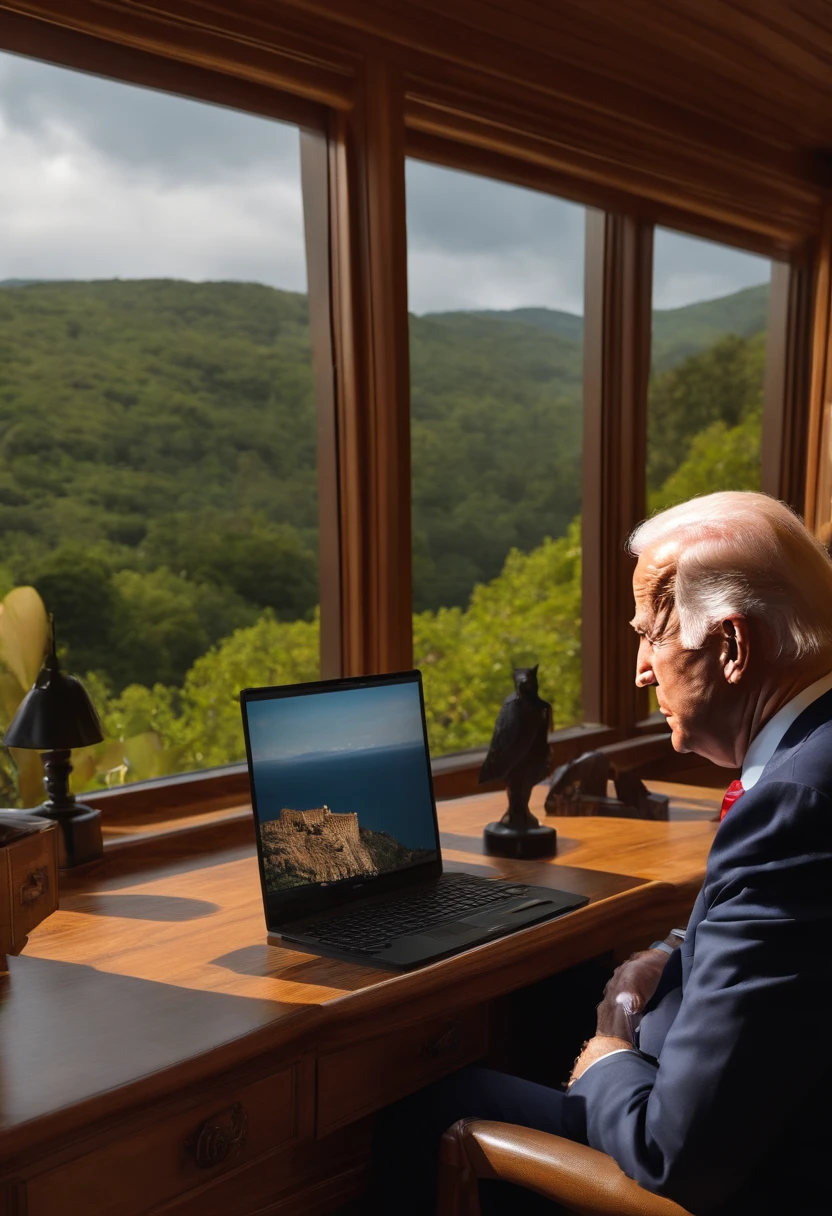 Looks like real, joe Biden playing Minecraft, Donald trump playing minecraft