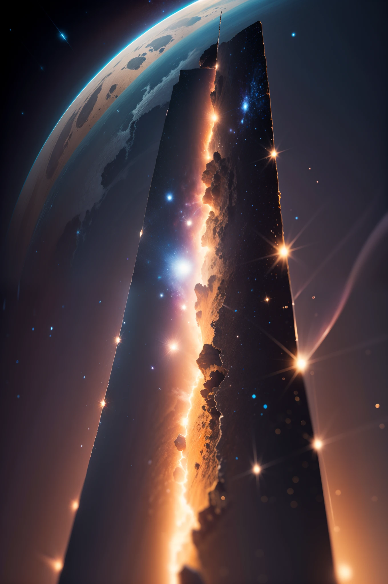 What is beyond the edge of the Universe? professional photography, 8k resolution, intricate detail, sharp focus
