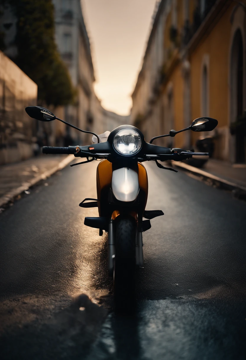 a e-scooter accident where the rider hit a pot hole, loose control and fly over to the road detsiled