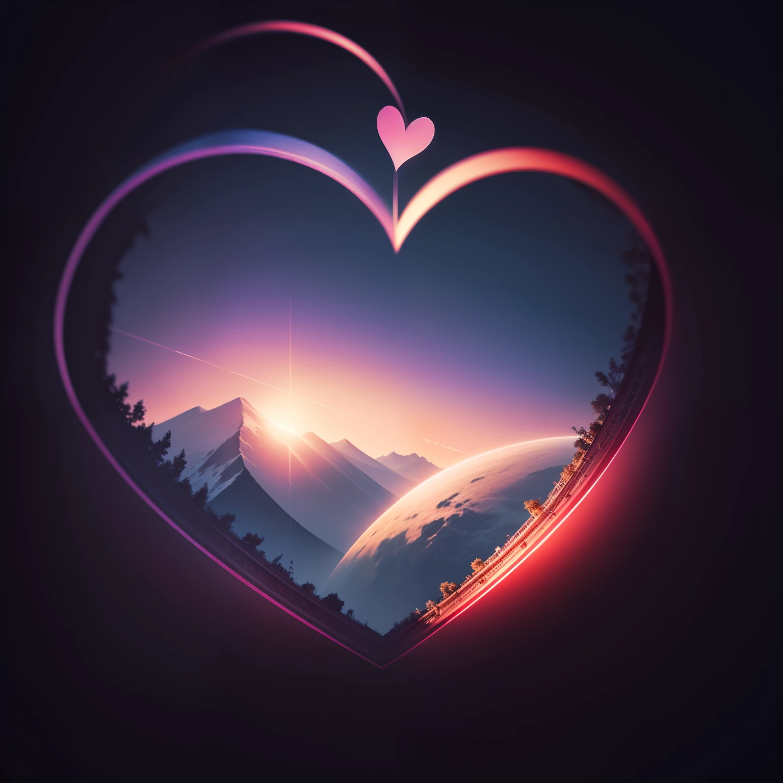 Without name change background change like Love type