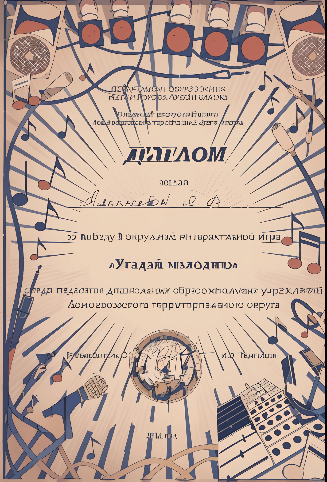 University Choir Recruitment Poster。