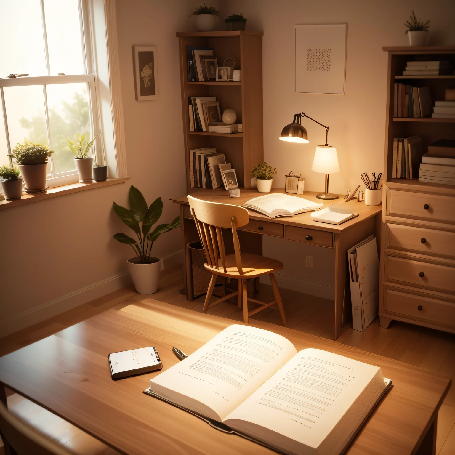 Study decorating with Illuminating Ideas