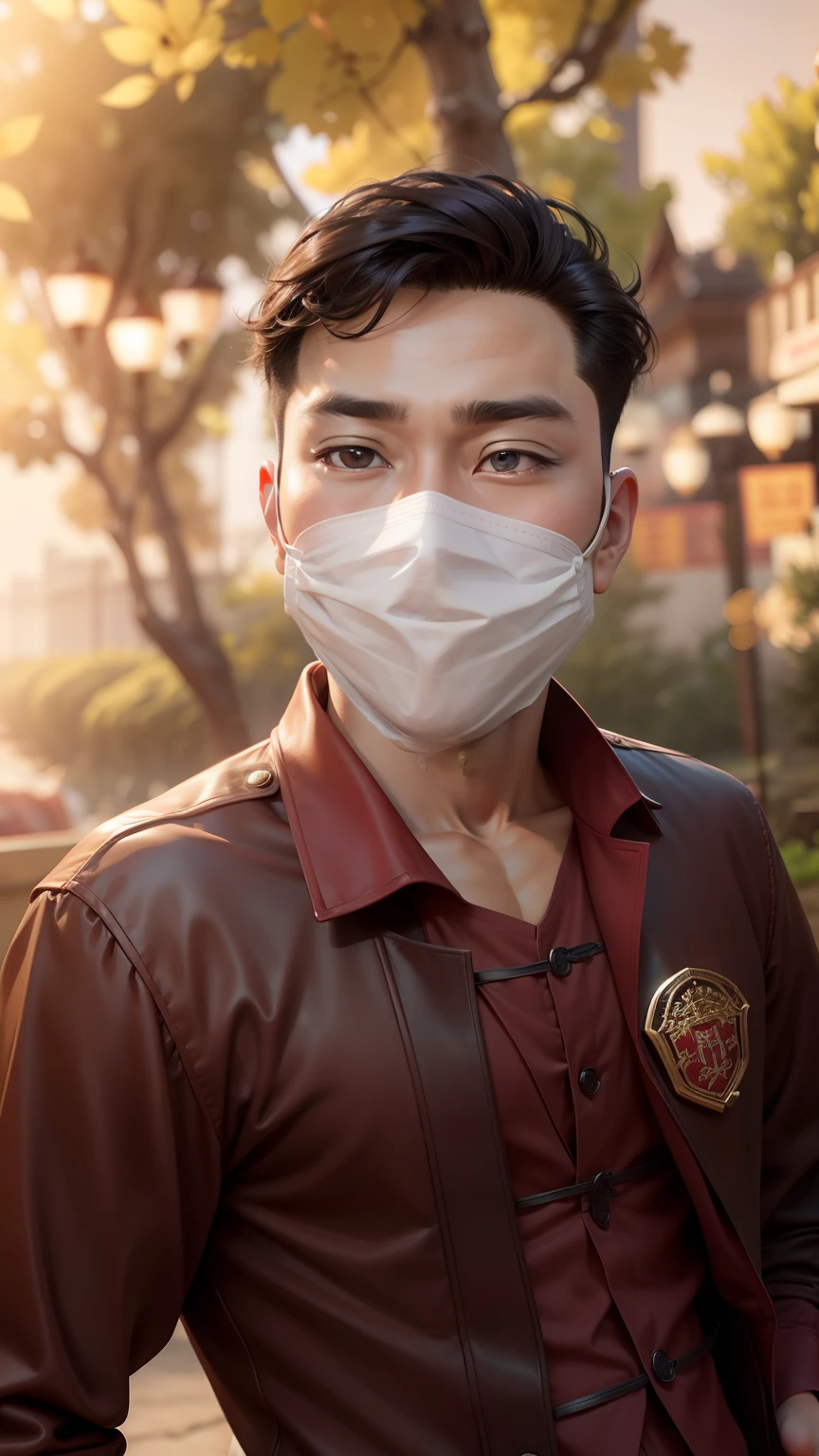 Chang brackground handsome boy 8k real istic