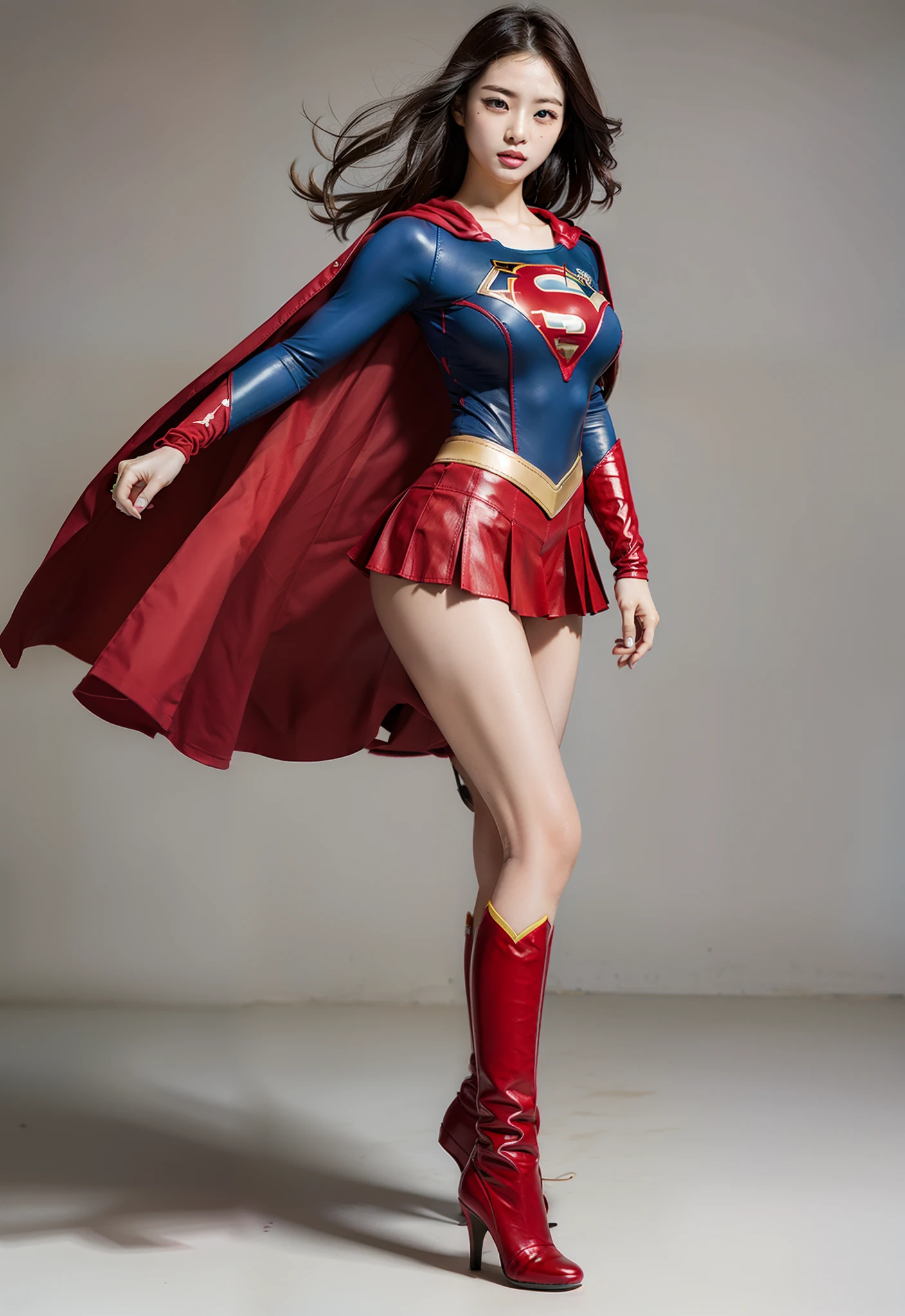 (((Make the most of the original image)))、(((Supergirl Costume)))、(((Hung)))、(((Eyes closed、s asleep)))、((bras、weak legs))、(((Facing down、Depressed)))、((Get))、((Suffering))、((Doll condition))、((Suffering))、(((Tricky)))