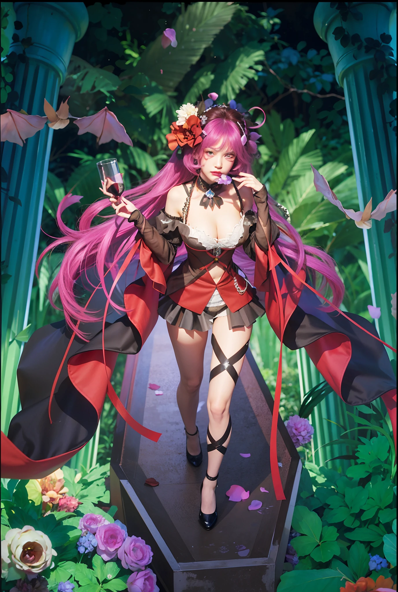 (photorealistic:1.4), best quality, masterpiece, ultra high res, 1girl, (detailed face:1.2), (detailed eyes:1.2), (detailed hair:1.2), (detailed clothes:1.2), 4k, (detailed color:1.2),