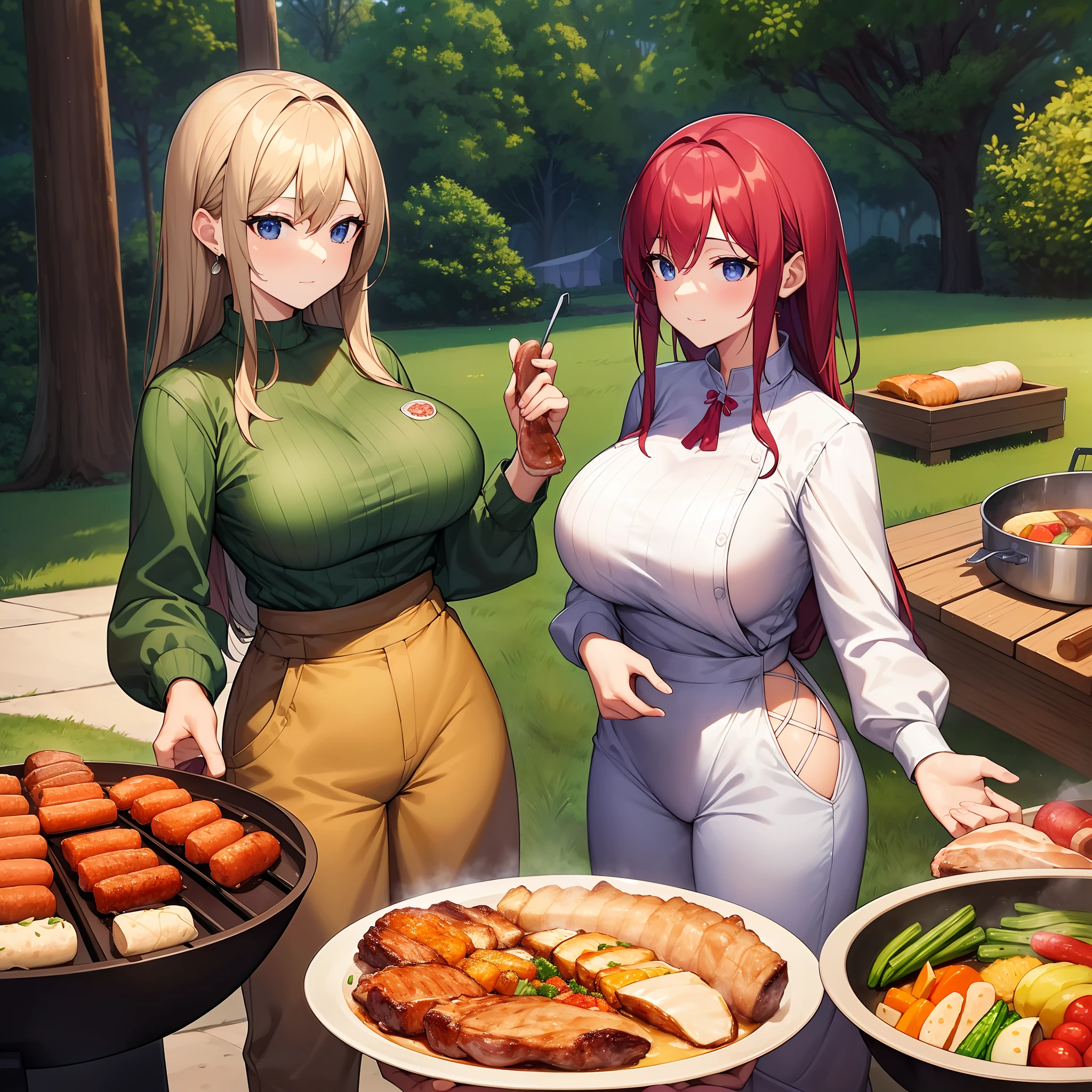 ​masterpiece++、top-quality++、ultra-definition++、ultra-definition++、4k++、8k++、from side、（Background Focus）++、Group of mature women in long sleeve long pants with big breasts grilling meat and vegetables at a campsite with a tent where women in clothes live in real world city、Mature woman group rune wearing huge breasts long sleeve long pants grilling meat and vegetables at a campsite with a tent、Mature woman group goddess magic wearing huge breasts long sleeve long pants grilling meat and vegetables at a campsite with a tent、Group of mature women wearing long sleeve long pants grilling meat and vegetables at a campsite with a tent flying above、Group of mature women wearing long sleeve long pants grilling meat and vegetables at a campsite with a tent、Group mature woman wearing long sleeve long pants grilling meat and vegetables at a campsite with a tent、detailed fantasy art、Contemporary Art Style、Break Mature woman group college students wearing long sleeve long pants grilling meat and vegetables at barbecue at campsite with beautiful modern tent、President of a group of mature women wearing long sleeve long pants with huge breasts grilling meat and vegetables at a campsite with a tent、Contemporary Art Behans、Group of mature women in long sleeve long pants grilling meat and vegetables at a campsite with a beautiful tent、A group of mature women wearing long sleeve long pants grilling meat and vegetables at a campsite with a tent、Wearing shiny clothes、Mature woman group magic circle wearing long sleeve long pants grilling meat and vegetables at barbecue at campsite with tent、 Sparks of a group of mature women wearing long sleeve long pants grilling meat and vegetables at a campsite with dazzling tents、Mature woman group chain wearing huge breasts long sleeve long pants grilling meat and vegetables at a campsite with a tent、Mature woman group goddess wearing long sleeve long pants grilling meat and vegetables at a campsite with a tent、Mature woman wearing big breasts long