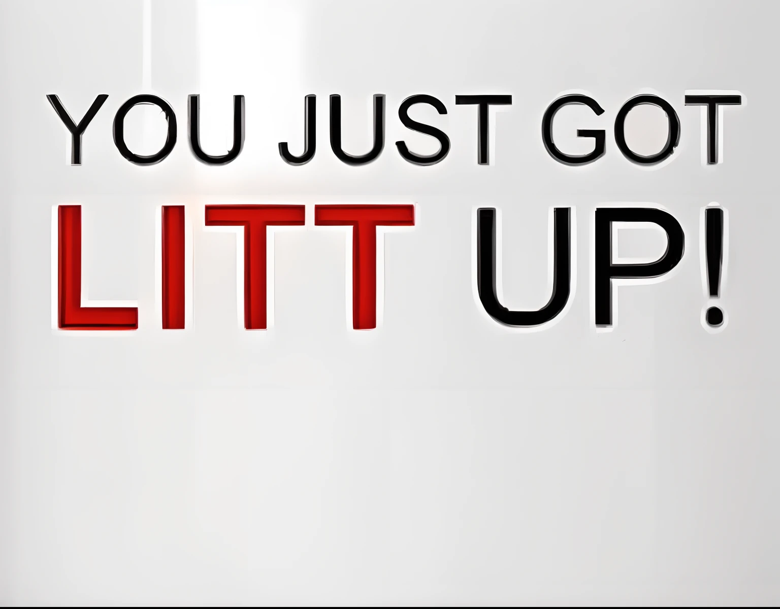 there is a white mug with a red and black design on it, lit up, lit from bottom, gilt, lit from behind, fire lit, lut, you won't believe it, uplit, lit from below, top lit, , up shot, lit from the side, guilt, tilt up angle, up light, but not quite