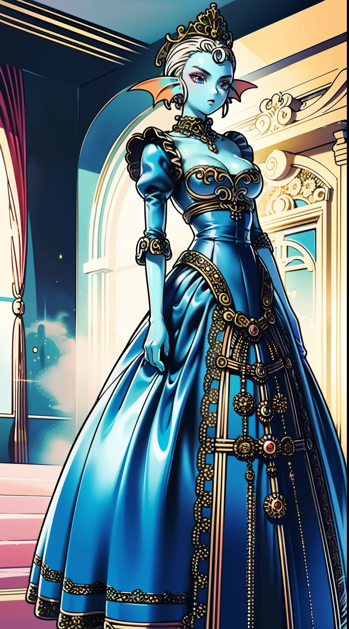 8K,high quality,anime,married woman,beautiful,clean,bright,highlights in eyes,sexy,super big tits,oversized boobs,erotic,nude,beautiful line drawing. Blue skin, well-drawn ears, blue and orange gradient fins, outstanding dress, small area of cloth, transparent dress, skin-transparent dress, outstanding dress, small area of cloth, transparent dress, skin-transparent dress, outstanding dress, small area of cloth, transparent dress, skin-transparent dress, outstanding dress, small area of cloth, transparent dress, skin-transparent dress, outstanding dress, small area of cloth, transparent dress, skin-transparent dress, outstanding dress, small area of cloth, transparent dress, skin-transparent dress, outstanding dress clothing, clothing with a small area of cloth, transparent clothing, skin-transparent clothing, clothing with a small area of cloth, transparent clothing, skin-transparent clothing, clothing with a small area of cloth, transparent clothing, skin-transparent clothing,