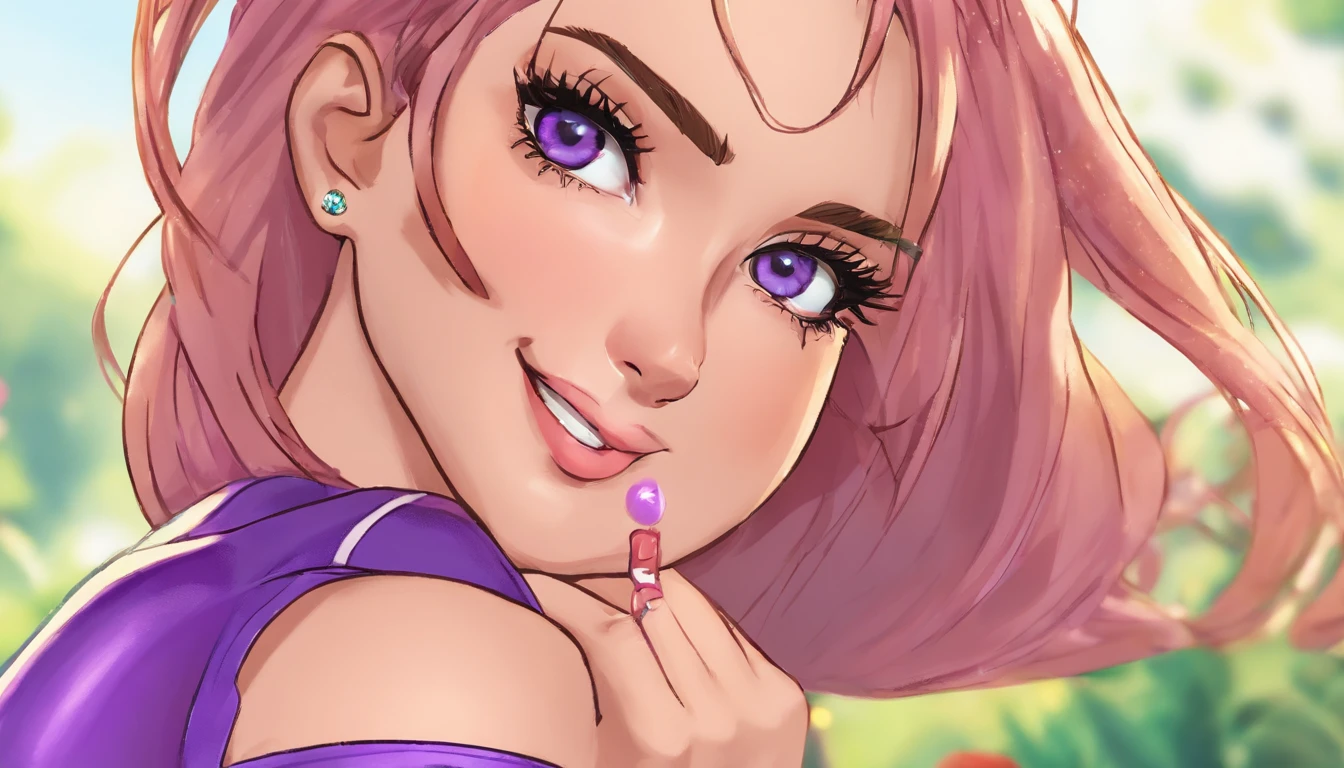 Body portrait for Attractive purple eyes and purple hair woman wearing purple silk bikini, joy, fun, elegant, pretty face, face details, purple eyes, FULL BODY VIEW, soft skin, fantasy, moon background, blunt cut hair, line art, swimming in the purple ocean, allure, crisp purple eyes, 3d shading, lily Aldridge, rustic charm, gorgeous woman, fashion look, DYNAMIC, marvel comics art, epic, detailed eyes, UHD, pretty face, glamours, clean face, showing in 4k format, impressive, Side-parted asymmetrical bob, fitness body, light hair, realistic, highly detailed, full body, high quality, charming and attractive woman, full intimate setting, comic book by Joshua Middleton.