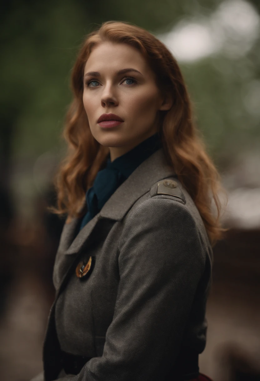Scarlet Johanson in schoolgirl uniform