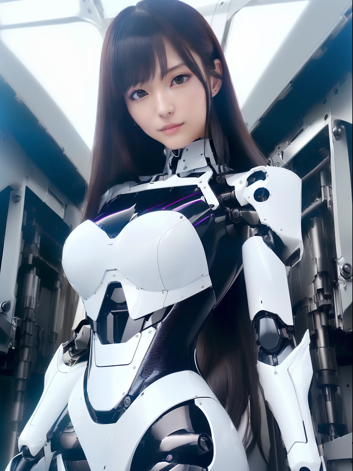 Manga magazine cover, beautiful:1.2, Lupus Techwear, Mechanical spiders, cable, gear, circle, fractal, Art Station, CG Settlement, Art by Carlos Meglia