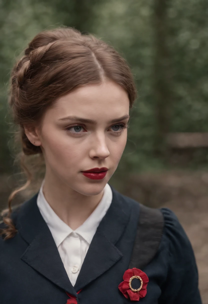 Scarlet Johanson in schoolgirl uniform
