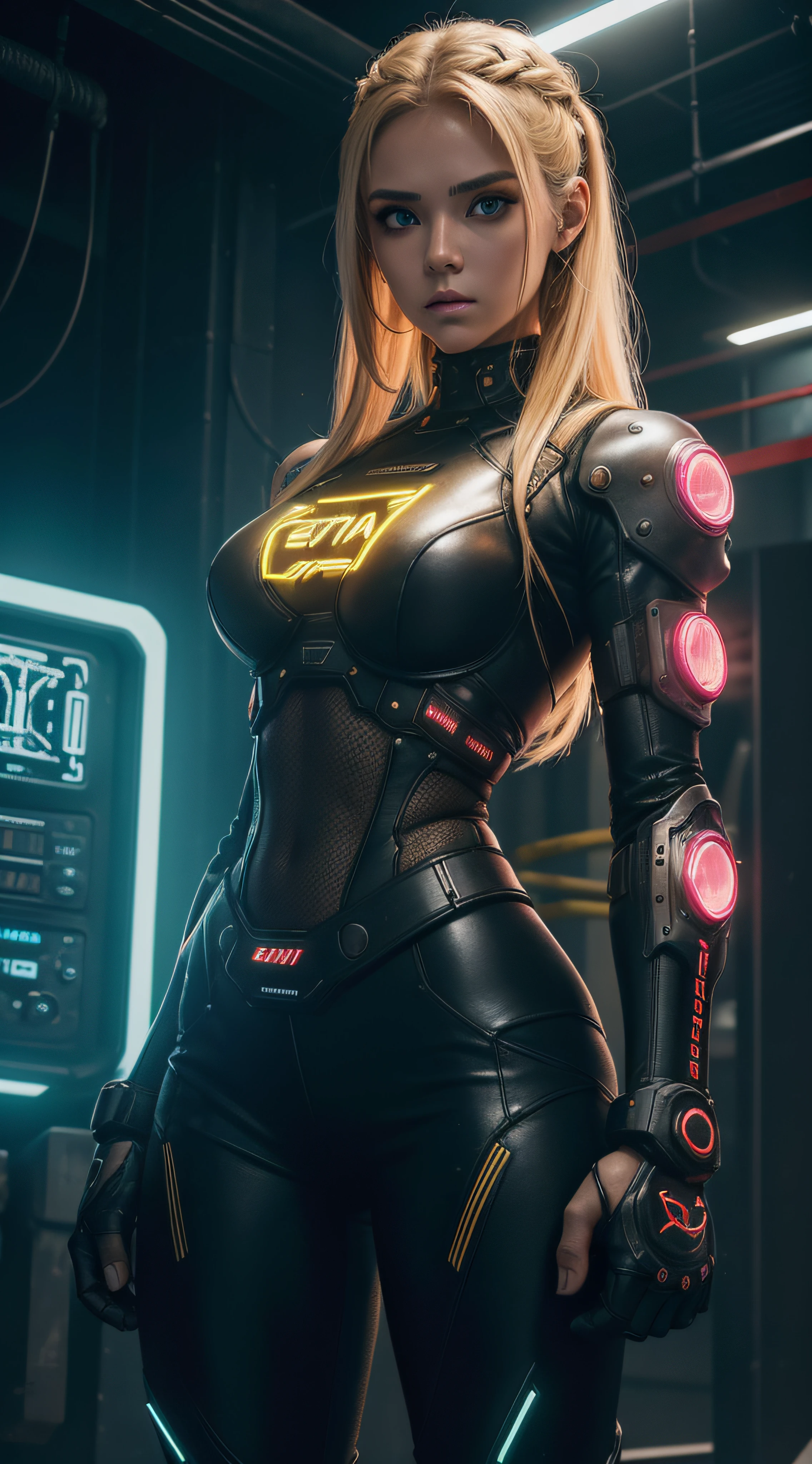 (hyper realstic)、Super Future Female Army Soldier、Women's Combat、
immensity Beautie high-level image quality hight resolution Realistic Shorthair a blond、 blond woman in a、A MILF、Middle-aged woman、((Big big))、Detailed red-black ,,,,,,、detailed skin textures、超A high resolution、Realistic、Voluptuous body shape、angry looking face、Middle-aged beauty、Beautiful expression、With detailed red-black areola 、Detailed green eyes、blond、long fluffy hair、Kamimei、Very delicate and detailed skin texture、35Army Soldier Women、(Blonde pubic hair)、(A very futuristic existence, Attractive and huge computer lab)、Female soldiers、Large cleavage、Large open neckline、big butts、bright red lips、(Wearing a black combat suit)、Soio