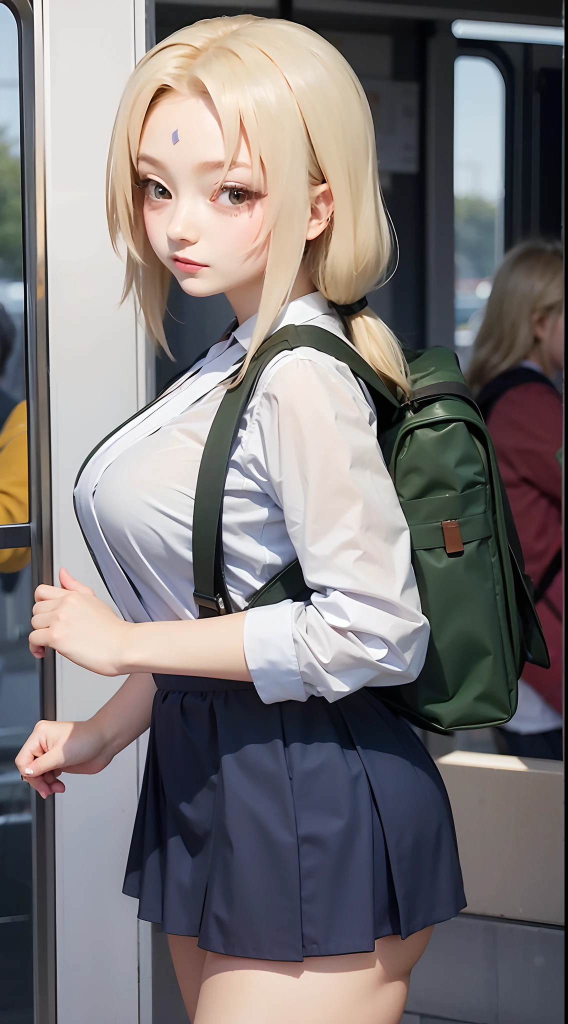 Girl, school uniform
