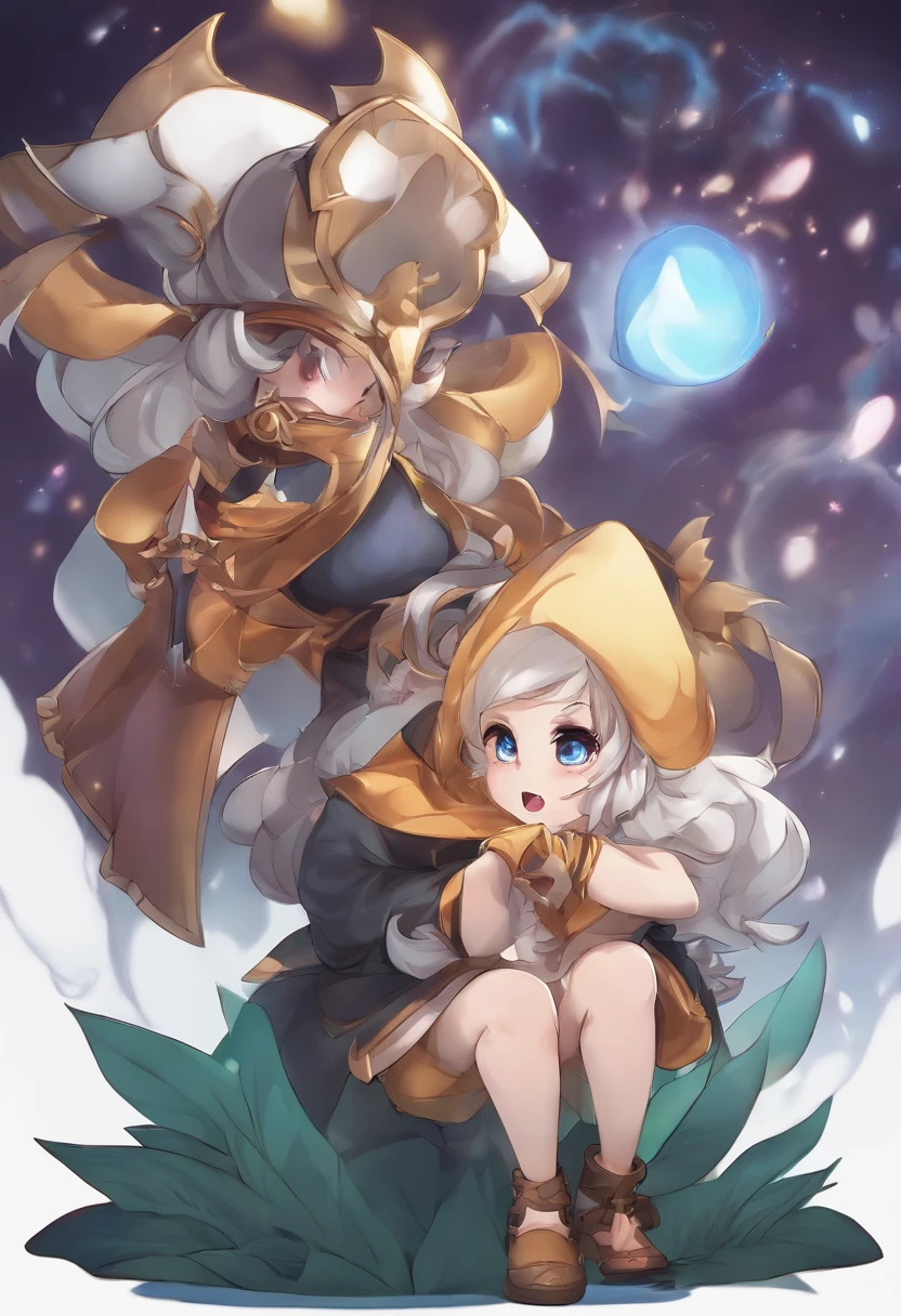 Anime avatar for dementia，Expression dementia，Silly，Stunned，MapleStory Fine Art，cartoon character