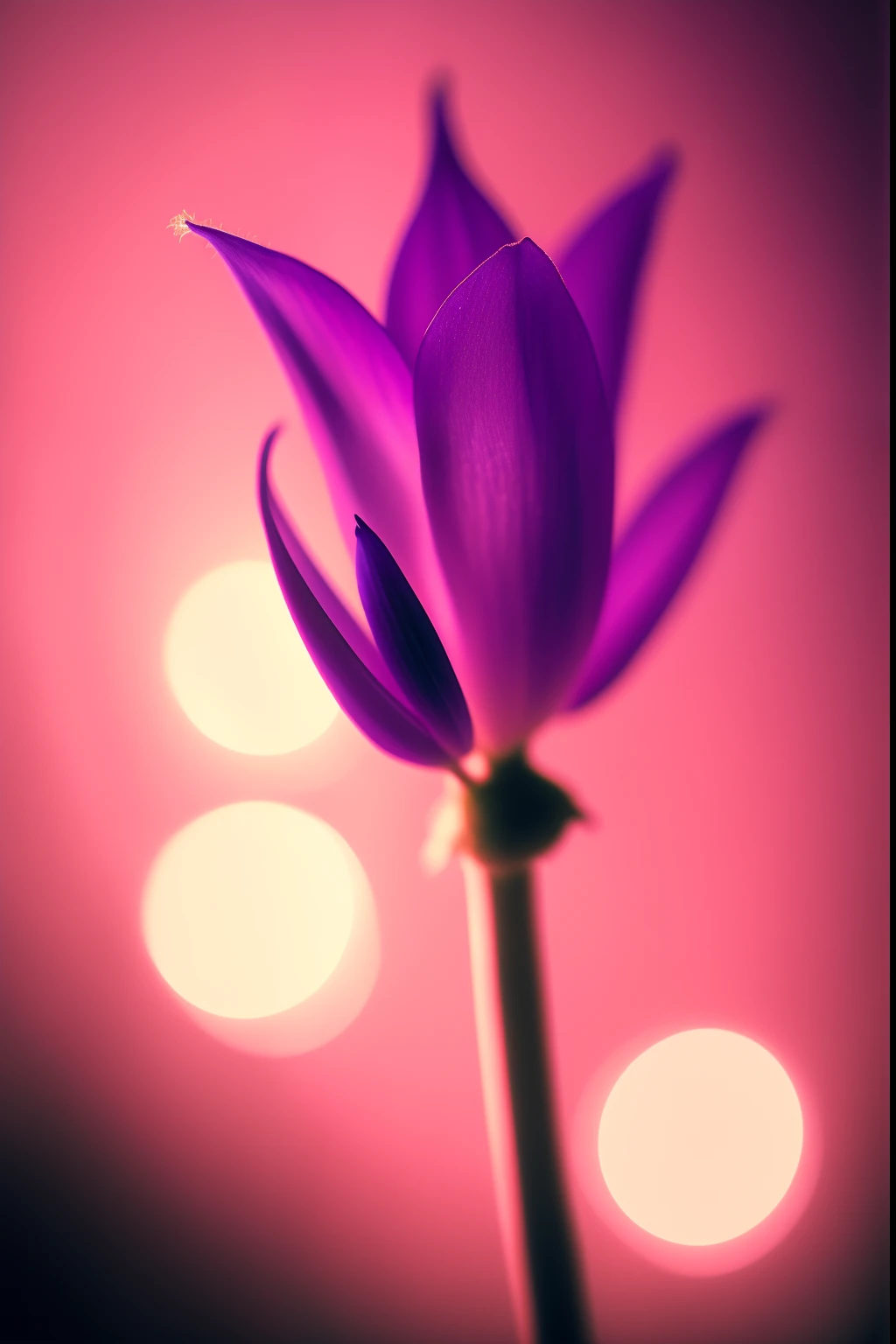 foggy、high quality photograph、lensflare、bokeh dof、8K分辨率、gobo lights、Warm ambient light、Volumetric Light、neon light、depth of fields、analogue、foggy atmosphere、Viola、magenta