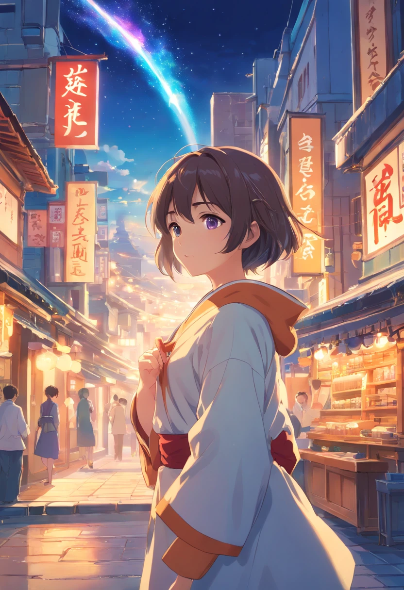 (1girl:1.3),solo,__body-parts__,
official art, unity 8k wallpaper, ultra detailed, beautiful and aesthetic, beautiful, masterpiece, best quality,Fantastical Atmosphere, Calming Palette, Tranquil Mood, Soft Shading,
Miko priestess, charm spell, talisman familiar, shrine maiden duties,