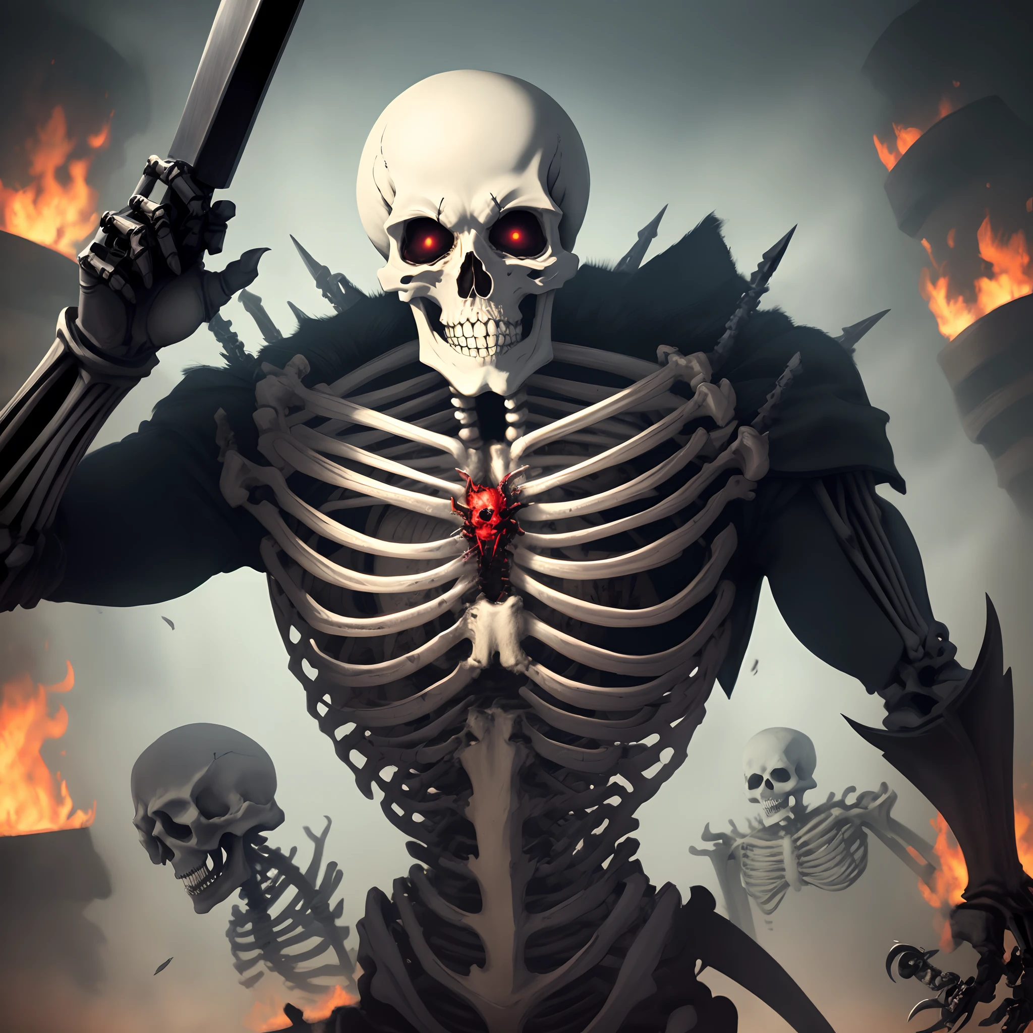 Skeleton with vengeance