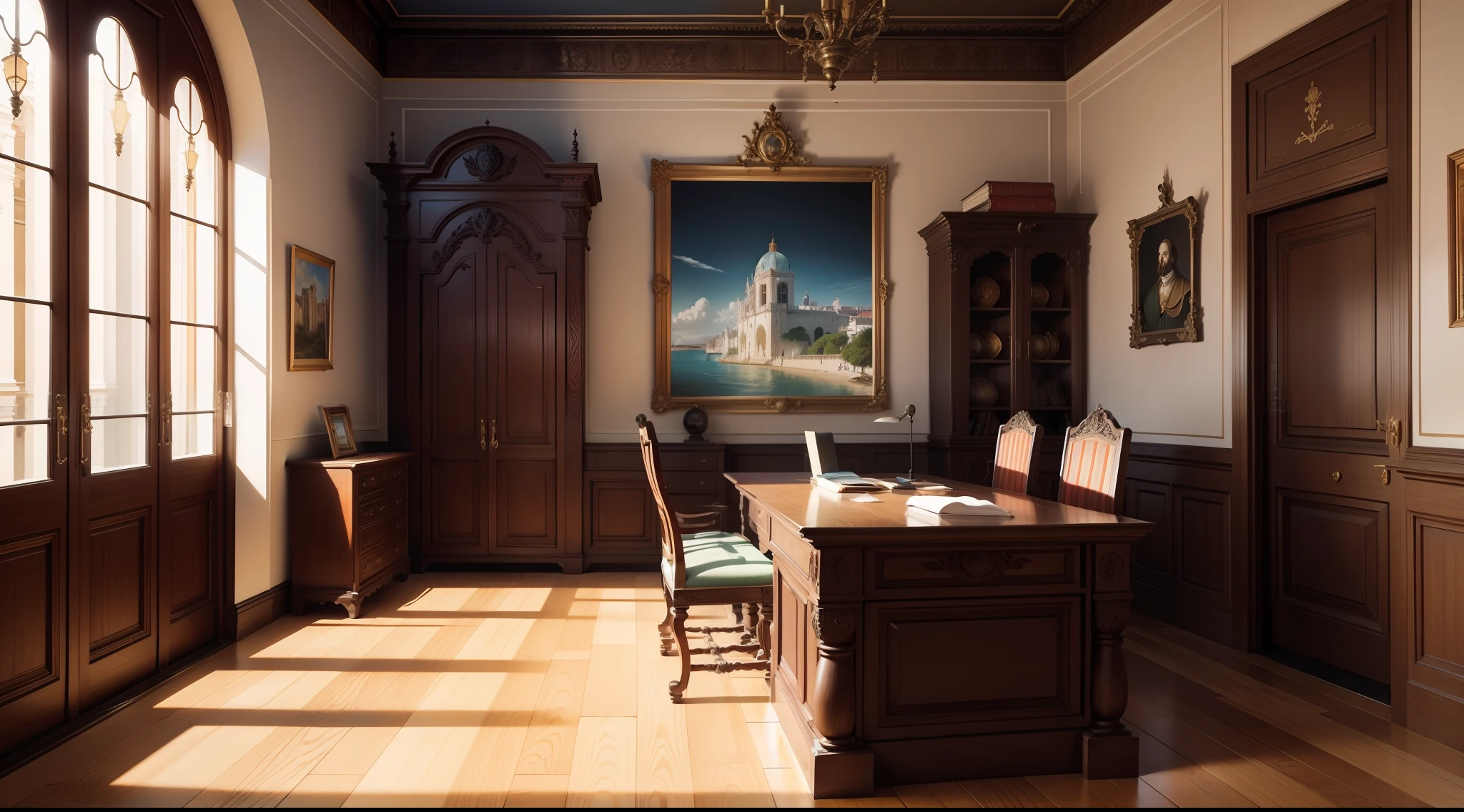 Official Office, 16th century, age of discovery, Renaissance ,Portugal, Lisbon, appearance, Beautiful sky