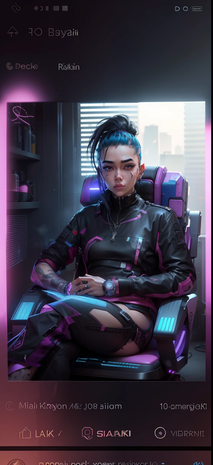Realistic Zyan Malik hair style 8K cyberpunk