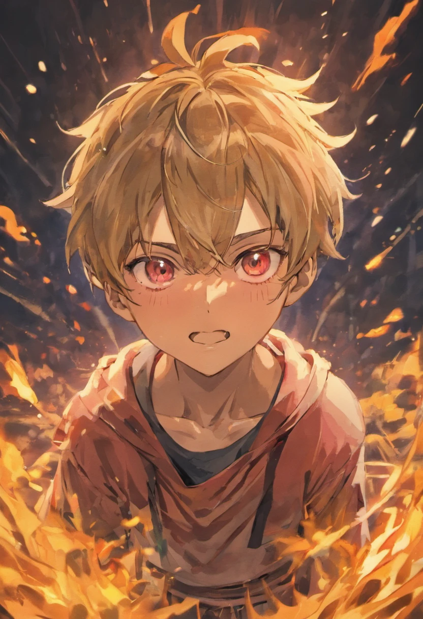 1boy, wanostyle, monkey d luffy, smiling, straw hat, looking at viewer, solo, upper body, ((masterpiece)), (best quality), (extremely detailed), depth of field, sketch, dark intense shadows, sharp focus, soft lighting, hdr, colorful, good composition, fire all around, spectacular, closed shirt, anime screencap, scar under eye, ready to fight, black eyes