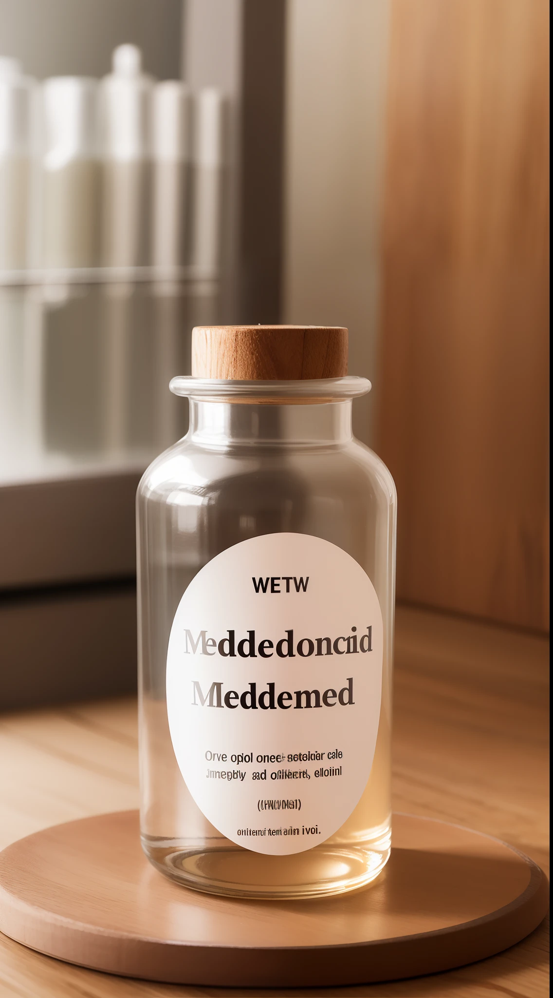 bottle of medicine