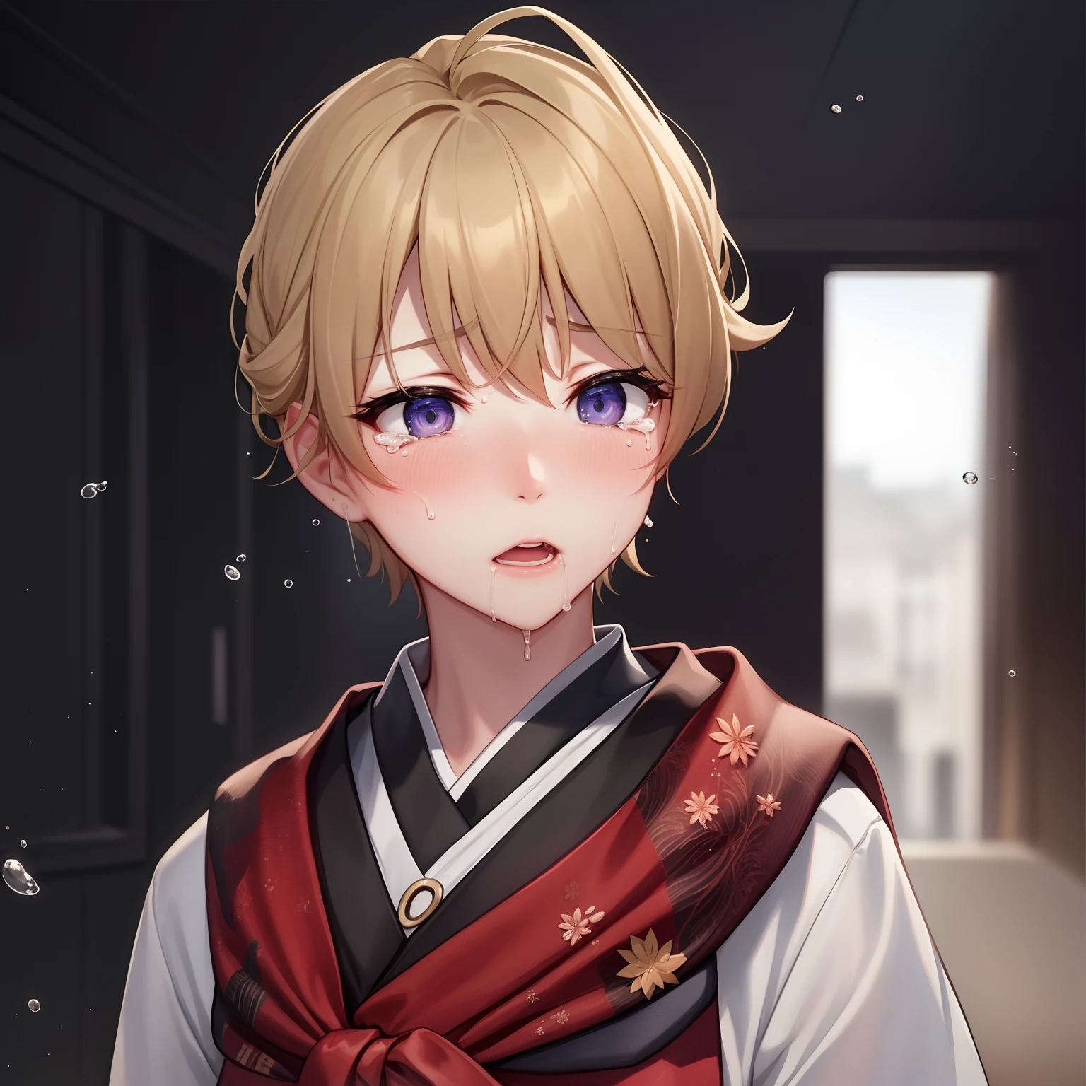 tearful